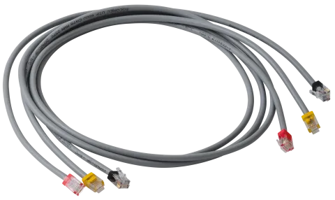 Socomec 48290581 RJ12 connection cable 0.2m x3