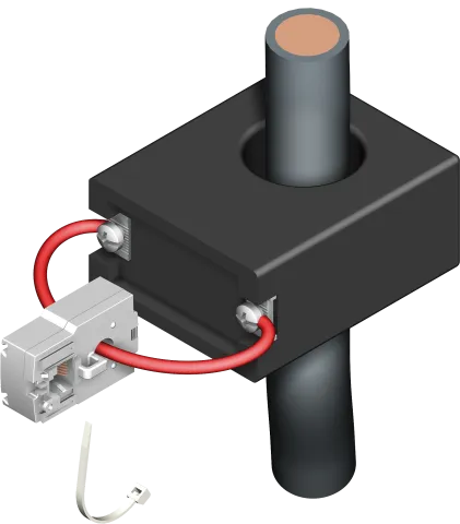 Socomec 48290599 RJ12 adaptor for 1A and 5A secondary CTs 10000 A max. for 5A CT