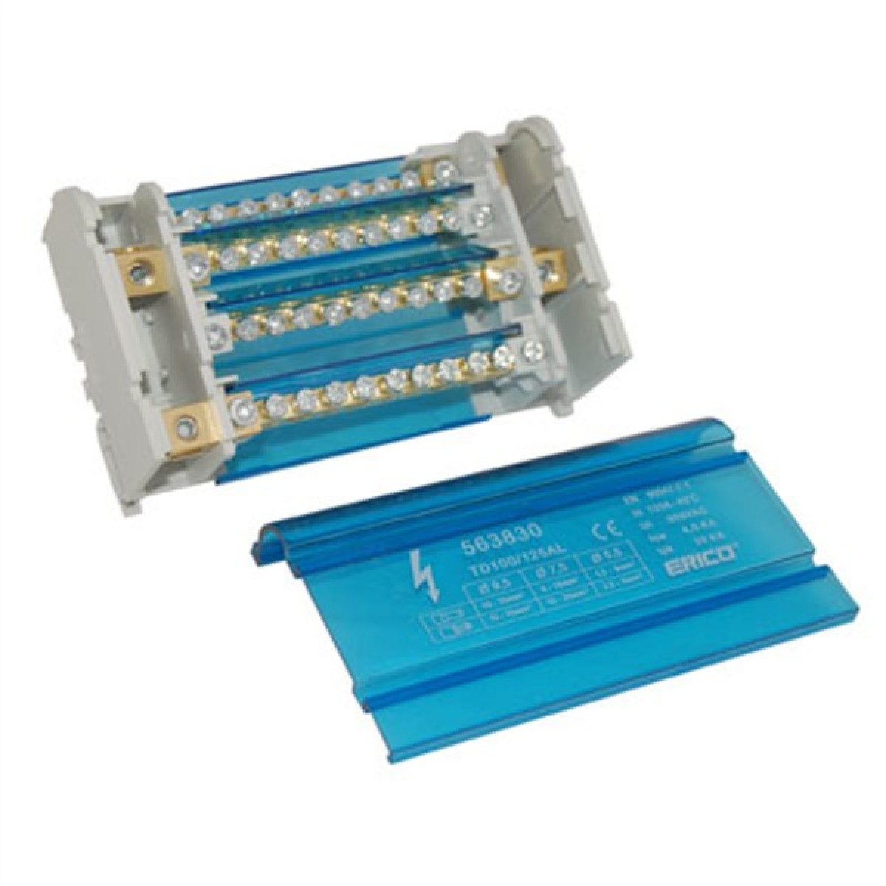 Erico 563830 Distribution Block 4 Pole 125A