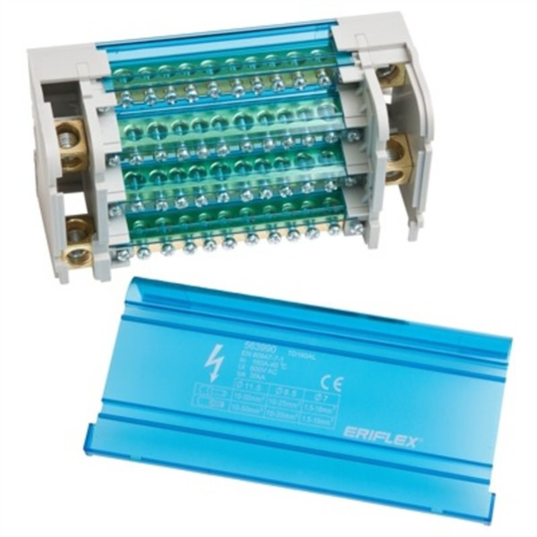 Erico 563990 Distribution Block 4 Pole 160A
