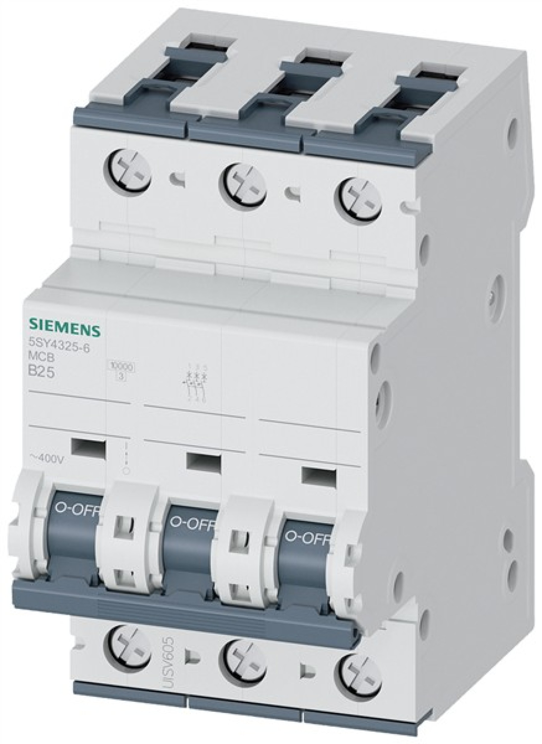 Siemens 3P 25A Type B MCB