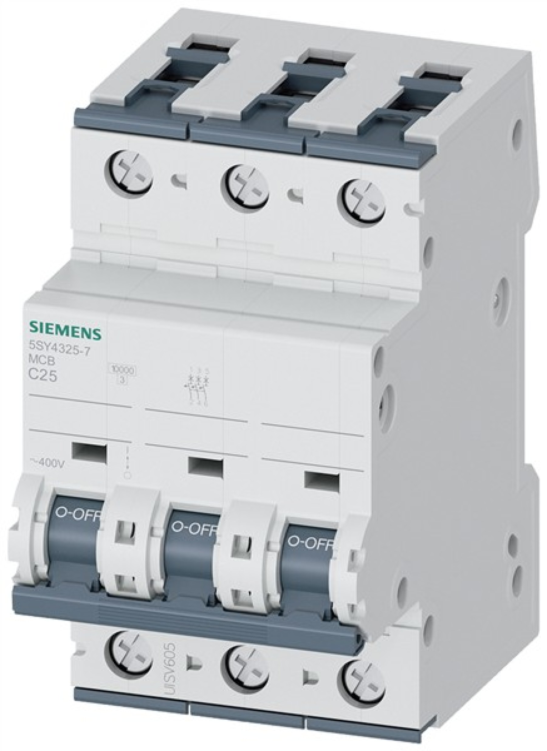 Siemens 3P 25A Type C MCB