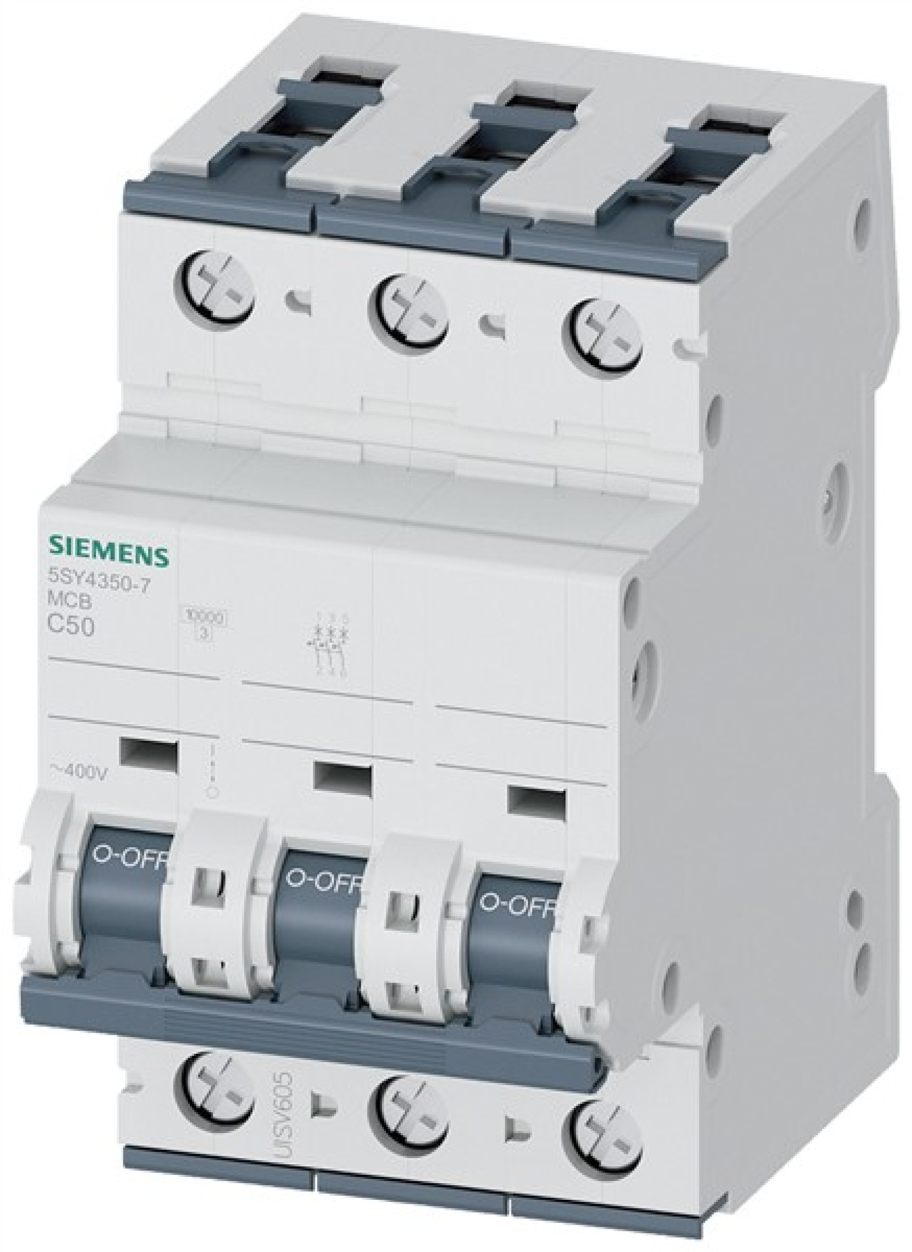 Siemens 3P 50A Type C MCB