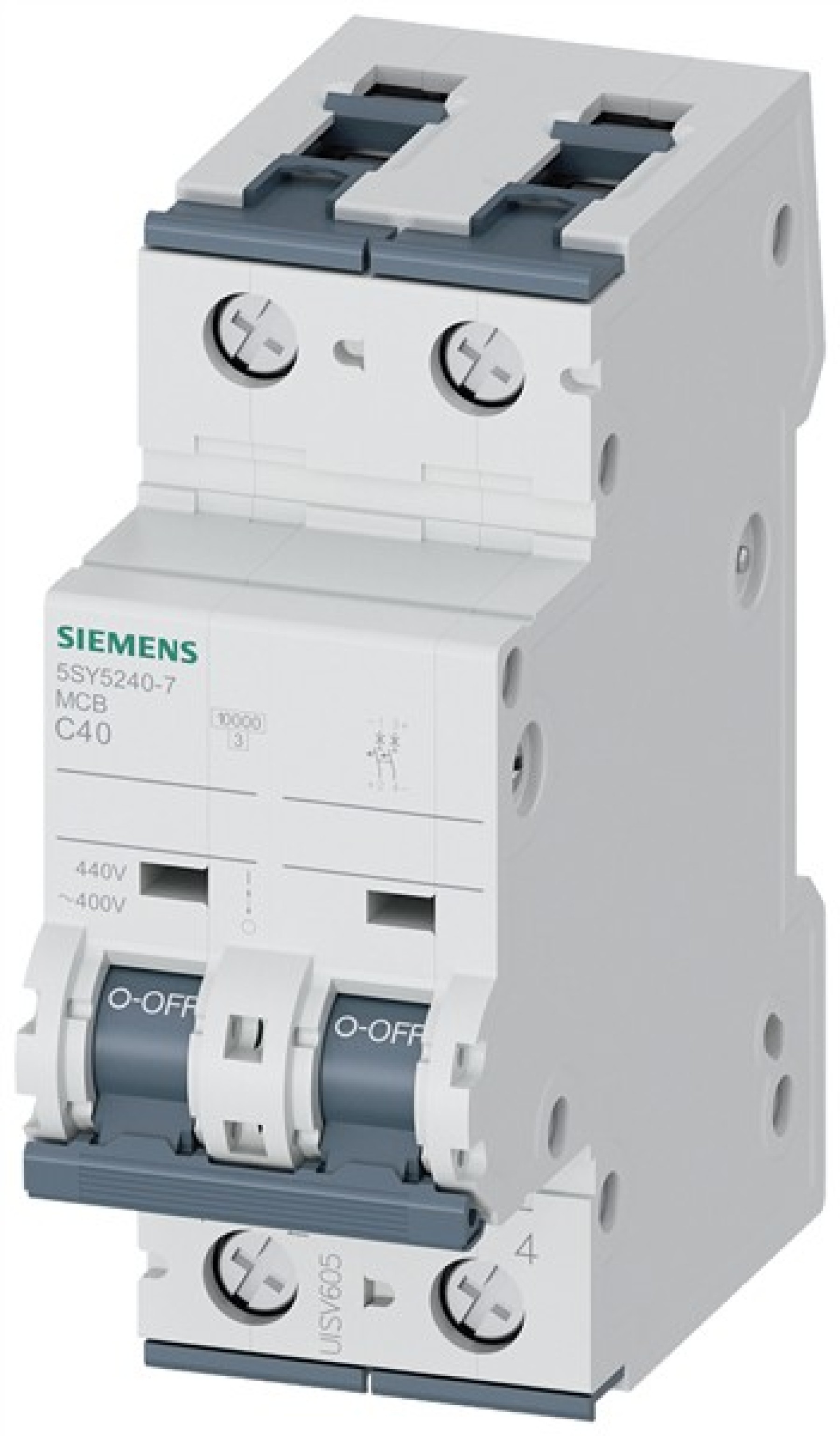 Siemens 2P 40A Type C MCB