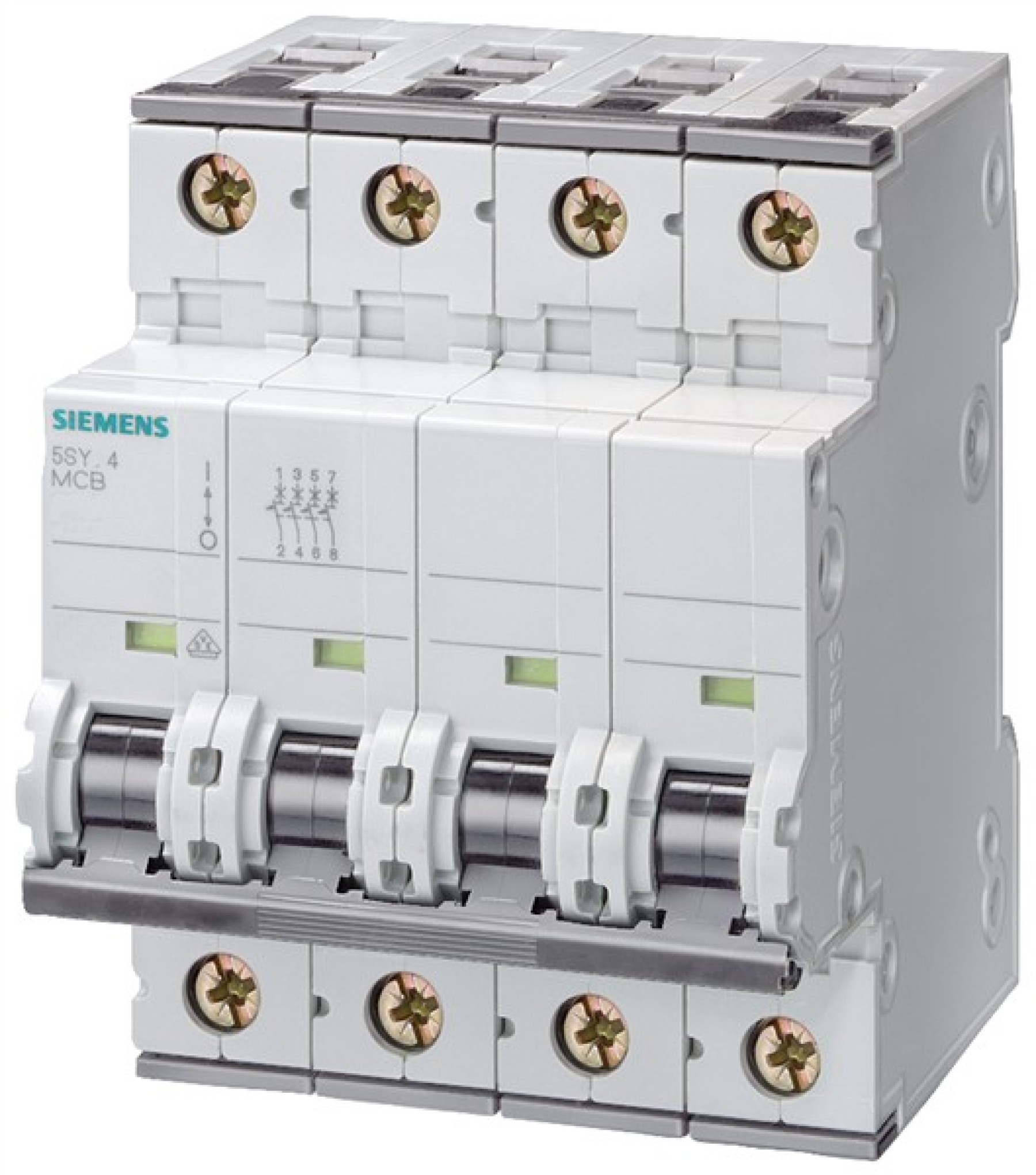 Siemens 3P+N 6A Type B MCB
