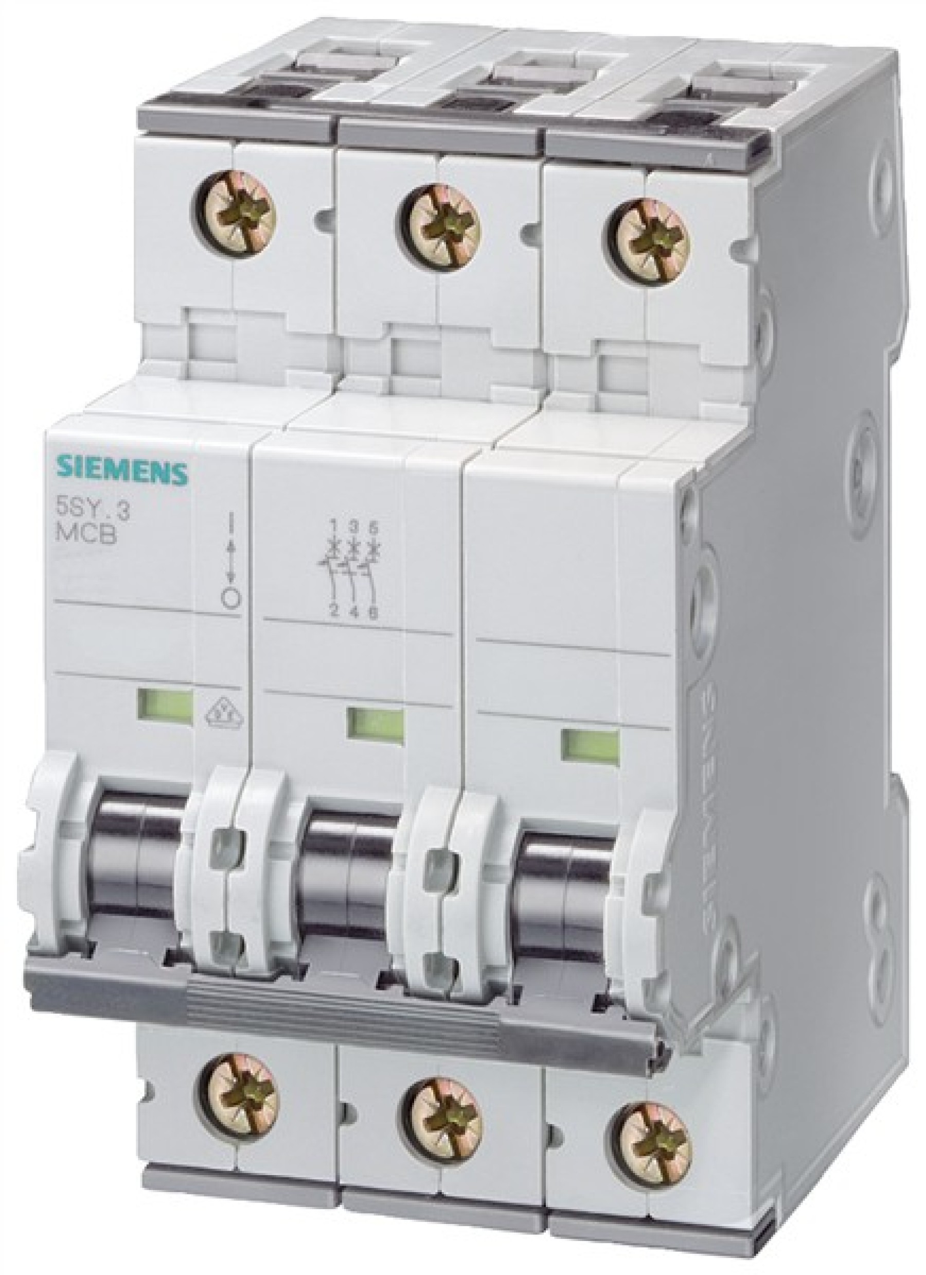 Siemens 3P 10A Type C MCB
