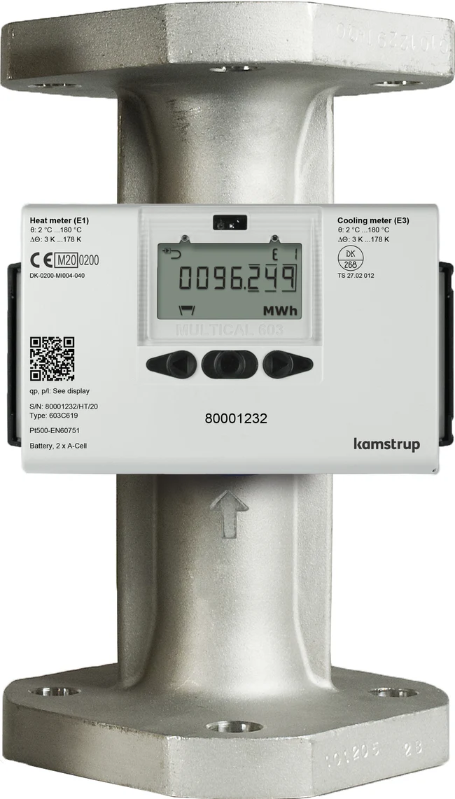 Kamstrup 65-5-CLCG-XXX Ultraflow 54 With Multical 603 Heat Meter 2 1/2" 65Mm Qp25 No Comms Heat Meter