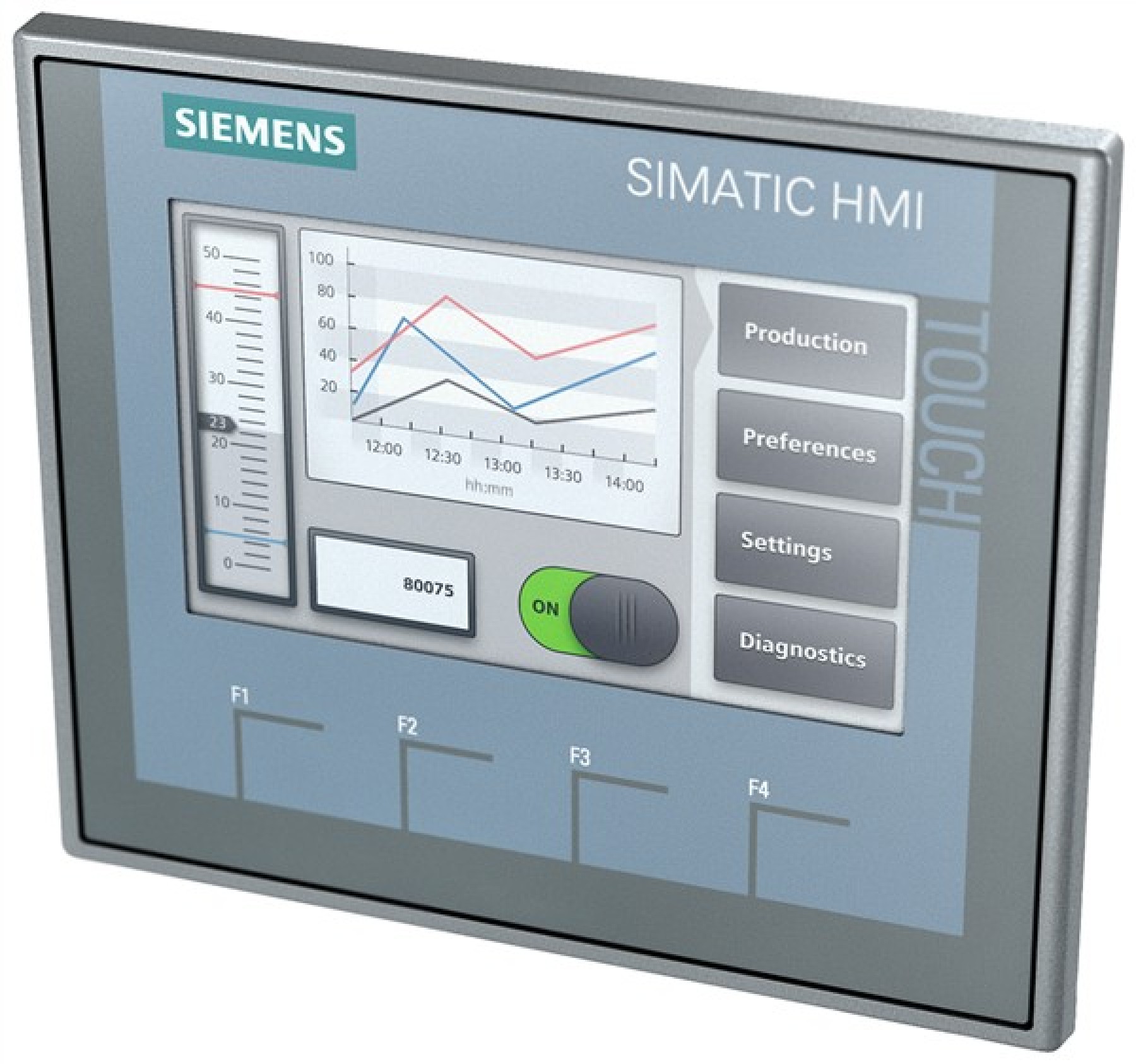 Siemens 6AV21232DB030AX0 SIMATIC HMI KTP400 Basic 4