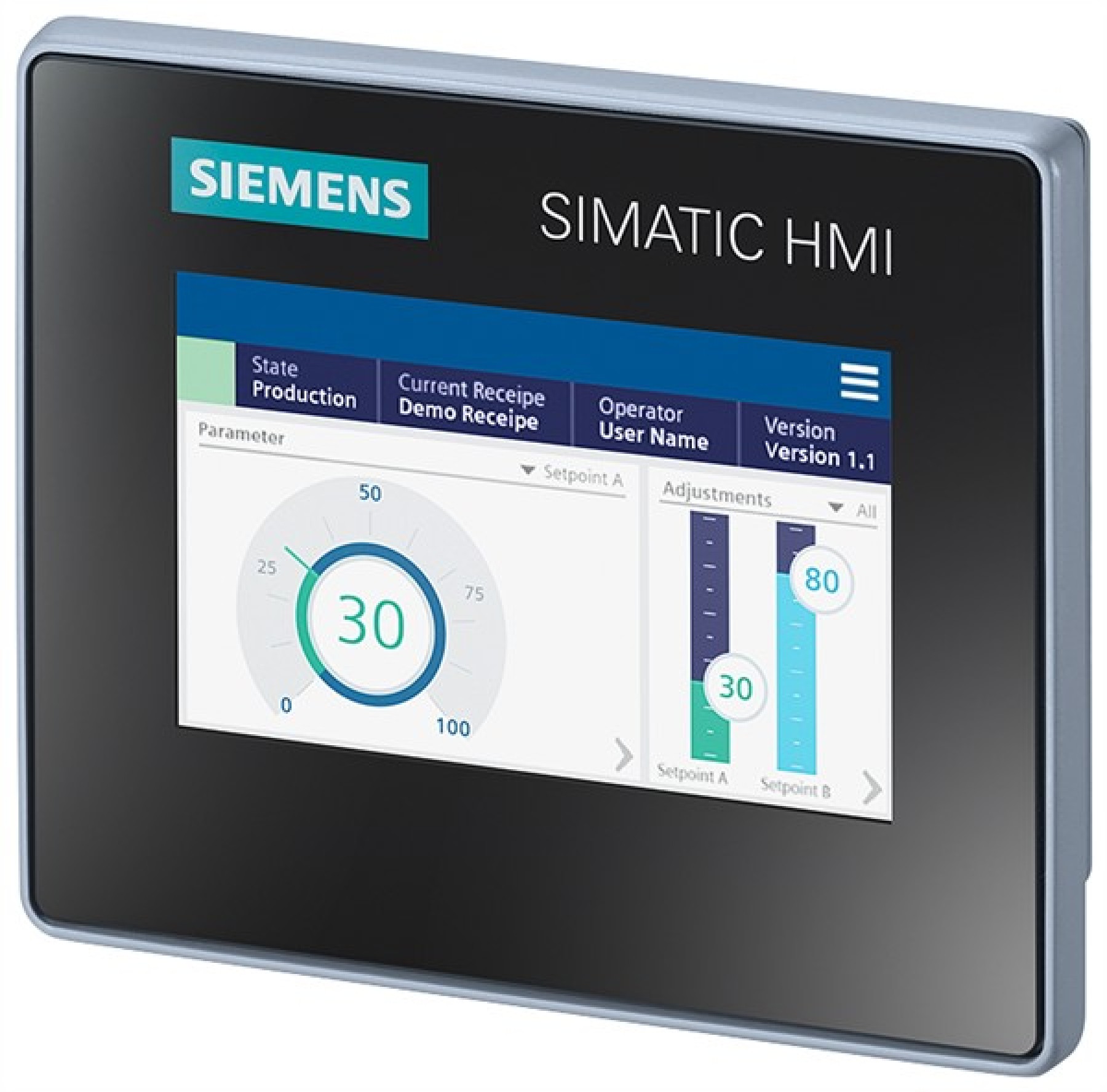 Siemens 6AV21233DB320AW0 SIMATIC HMI MTP400 4