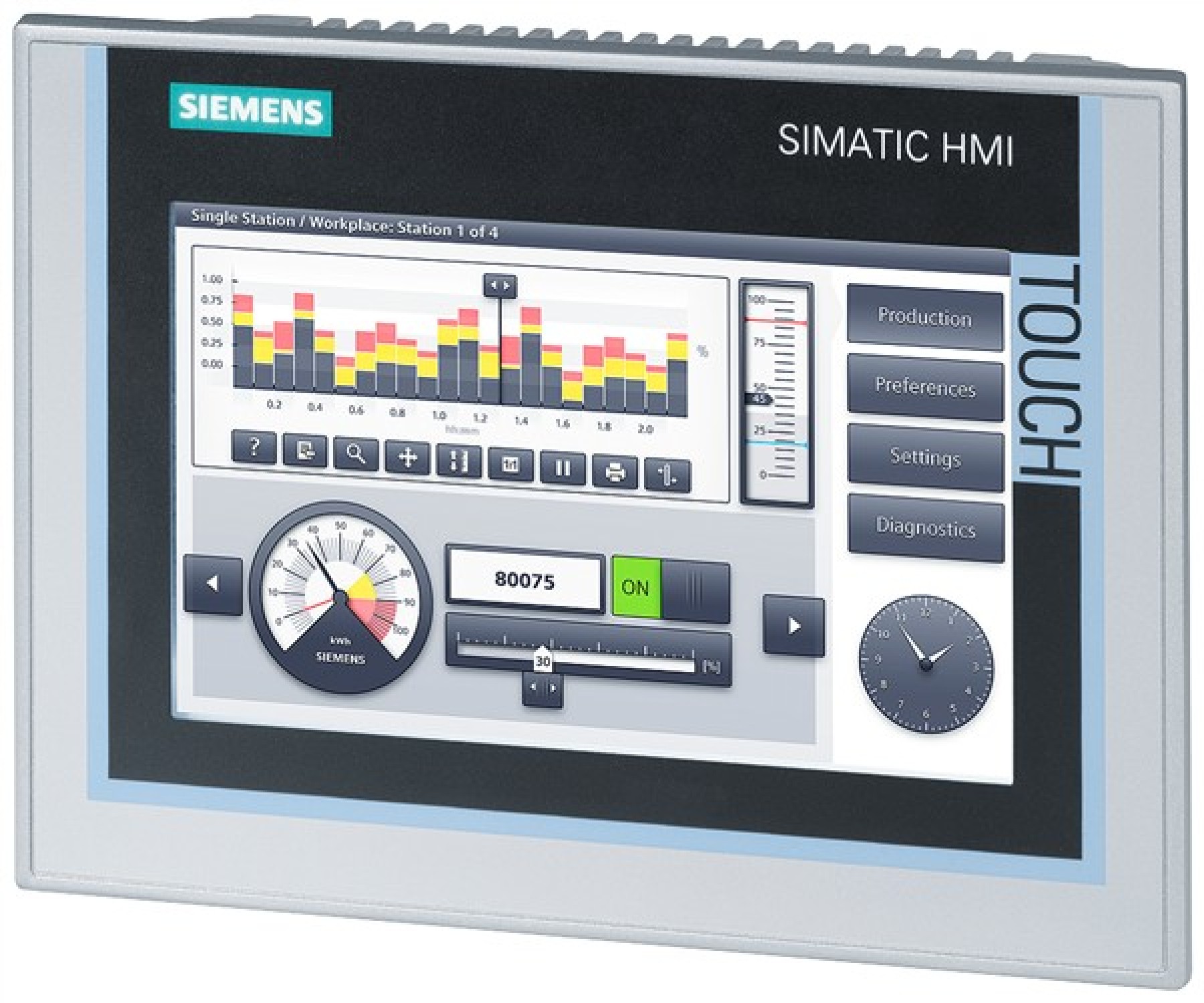 Siemens 6AV21240GC010AX0 SIMATIC HMI TP700 Comfort 7