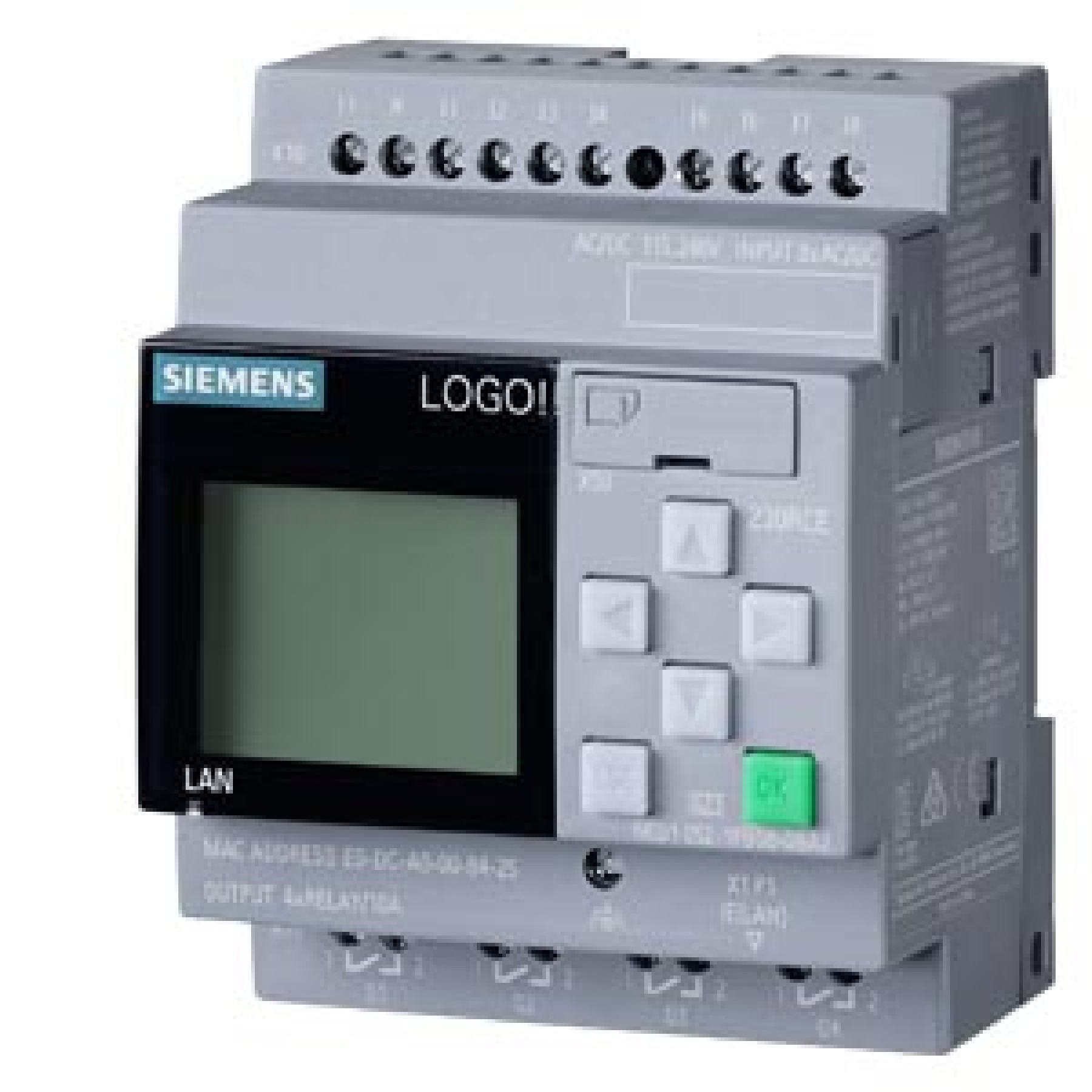 Siemens 6ED10521FB080BA2 LOGO 230RCE 8DI/4DO 400 Blocks