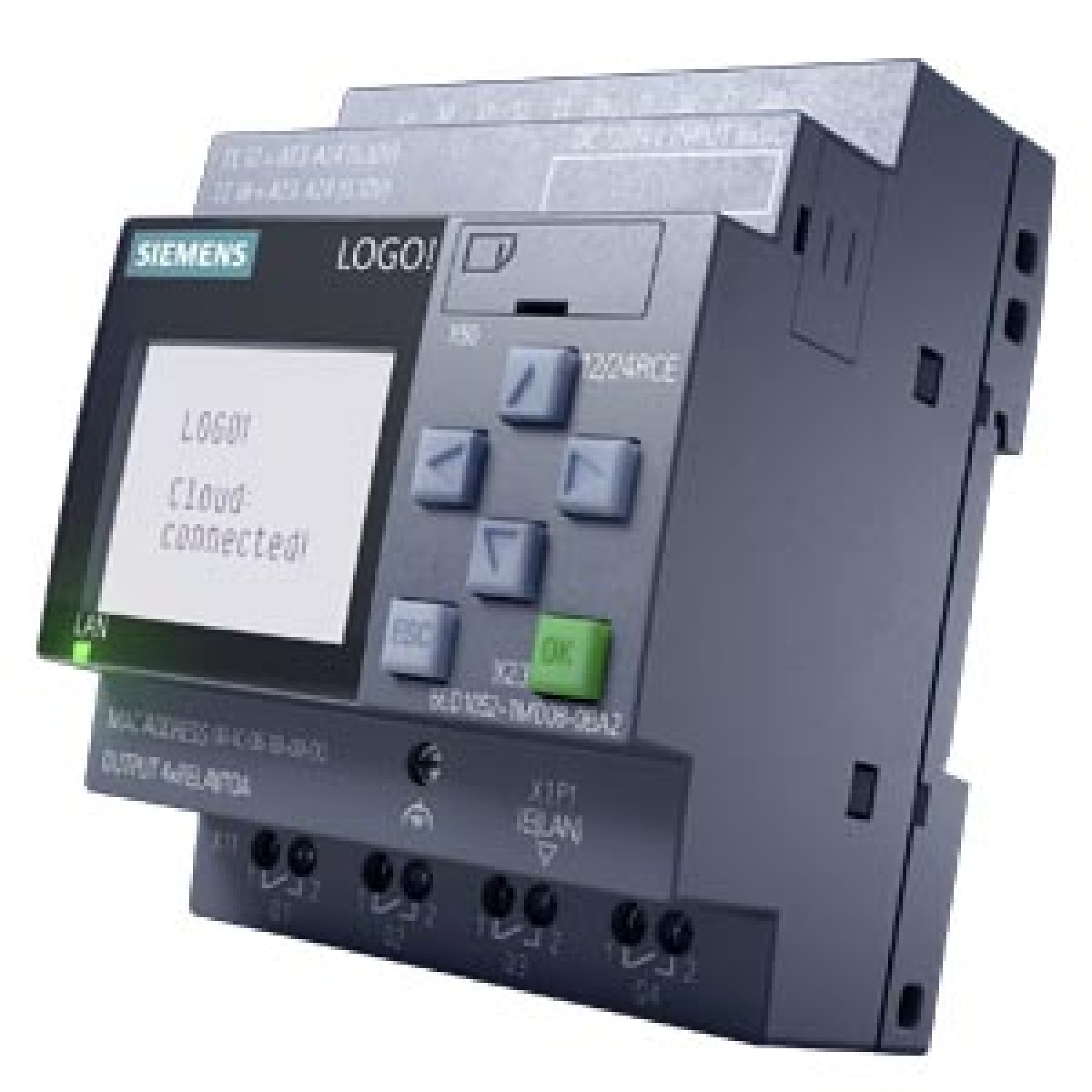 Siemens 6ED10521MD080BA2 LOGO 12/24RCE 8DI(4AI)/4DO 400 Blocks