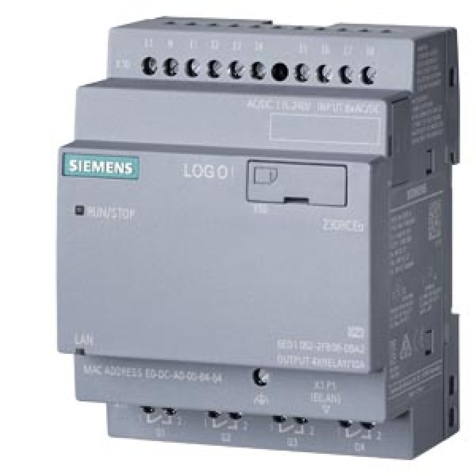 Siemens 6ED10522FB080BA2 LOGO 230RCEO 8DI/4DO 400 Blocks
