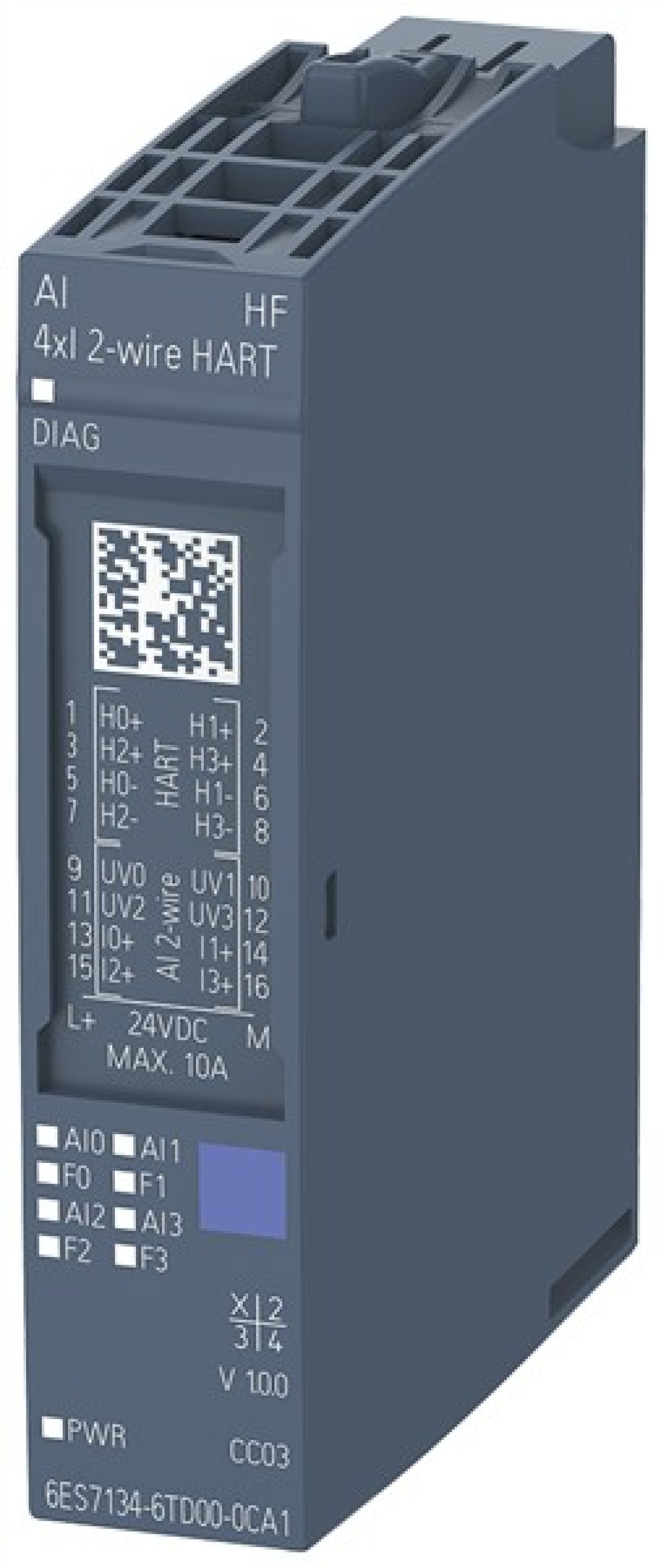 Siemens Remote I/O 6ES71346TD000CA1 SIMATIC ET 200SP analog HART input module AI 4XI 2-wire HART High Feature s...