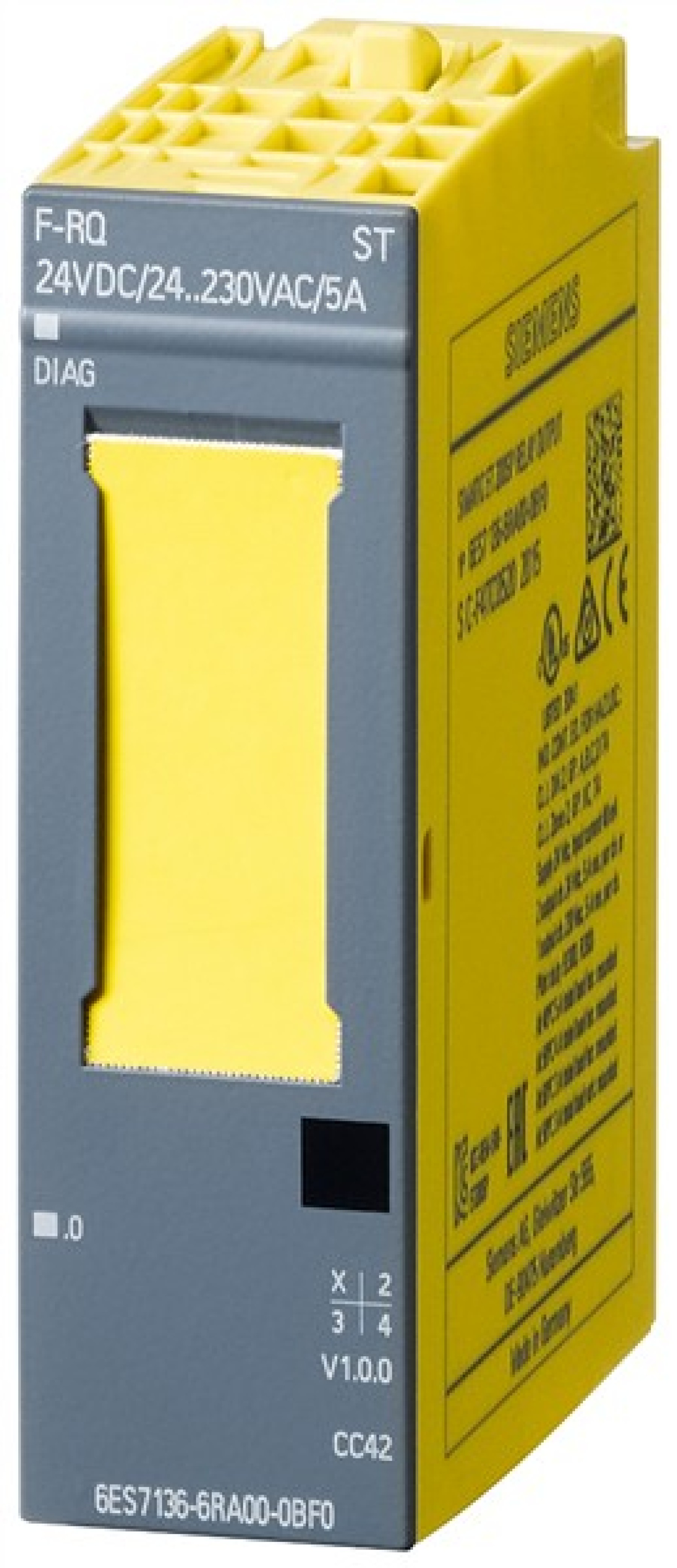 Siemens Remote I/O 6ES71366RA000BF0 SIMATIC ET 200SP F-RQ 24 ... 48VDC/24 ... 230VAC/5A ST