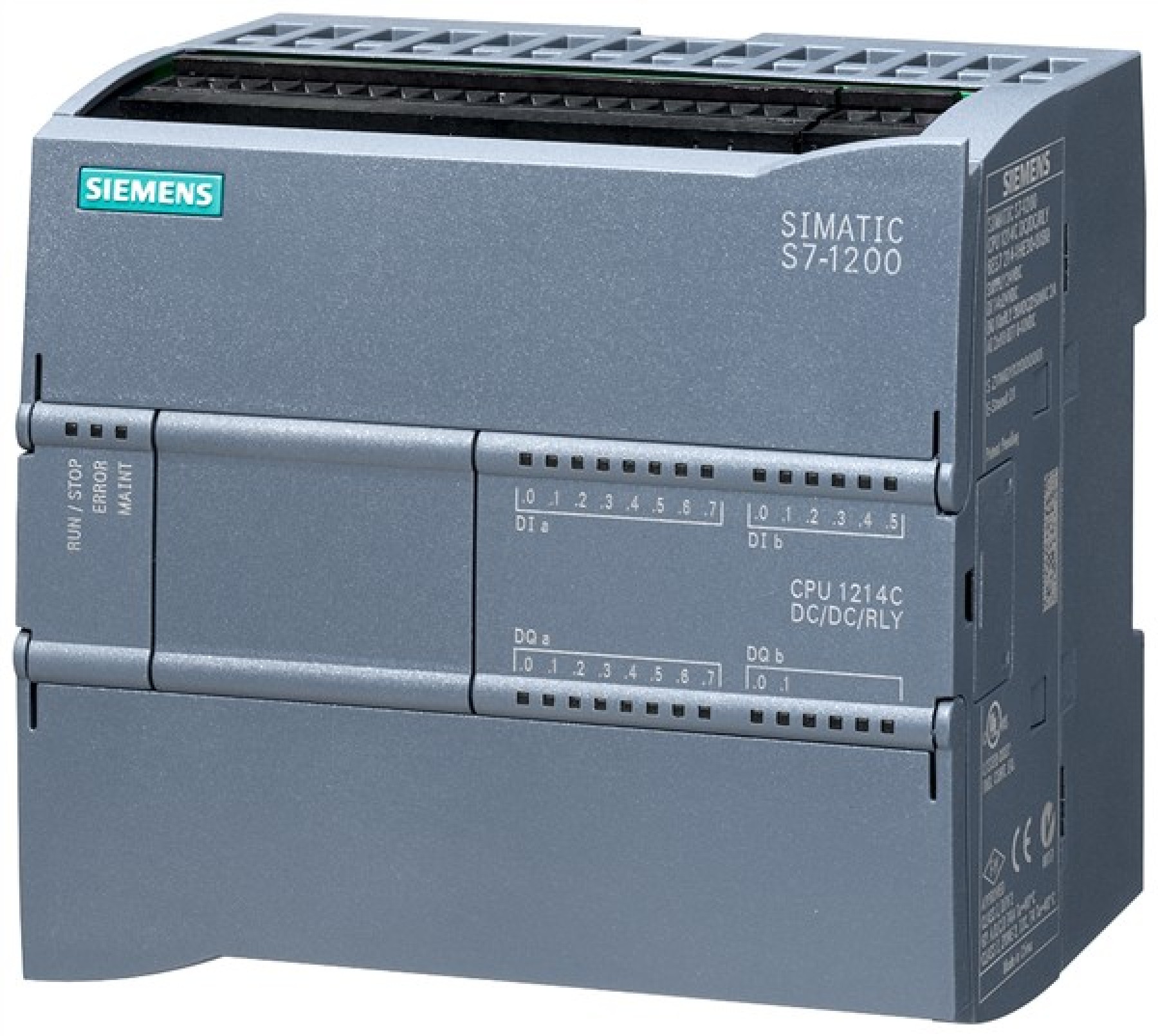 Siemens 6ES72141HG400XB0 SIMATIC S7-1200 CPU 1214C DC/DC/relay 14DI / 10DQ / 2AI