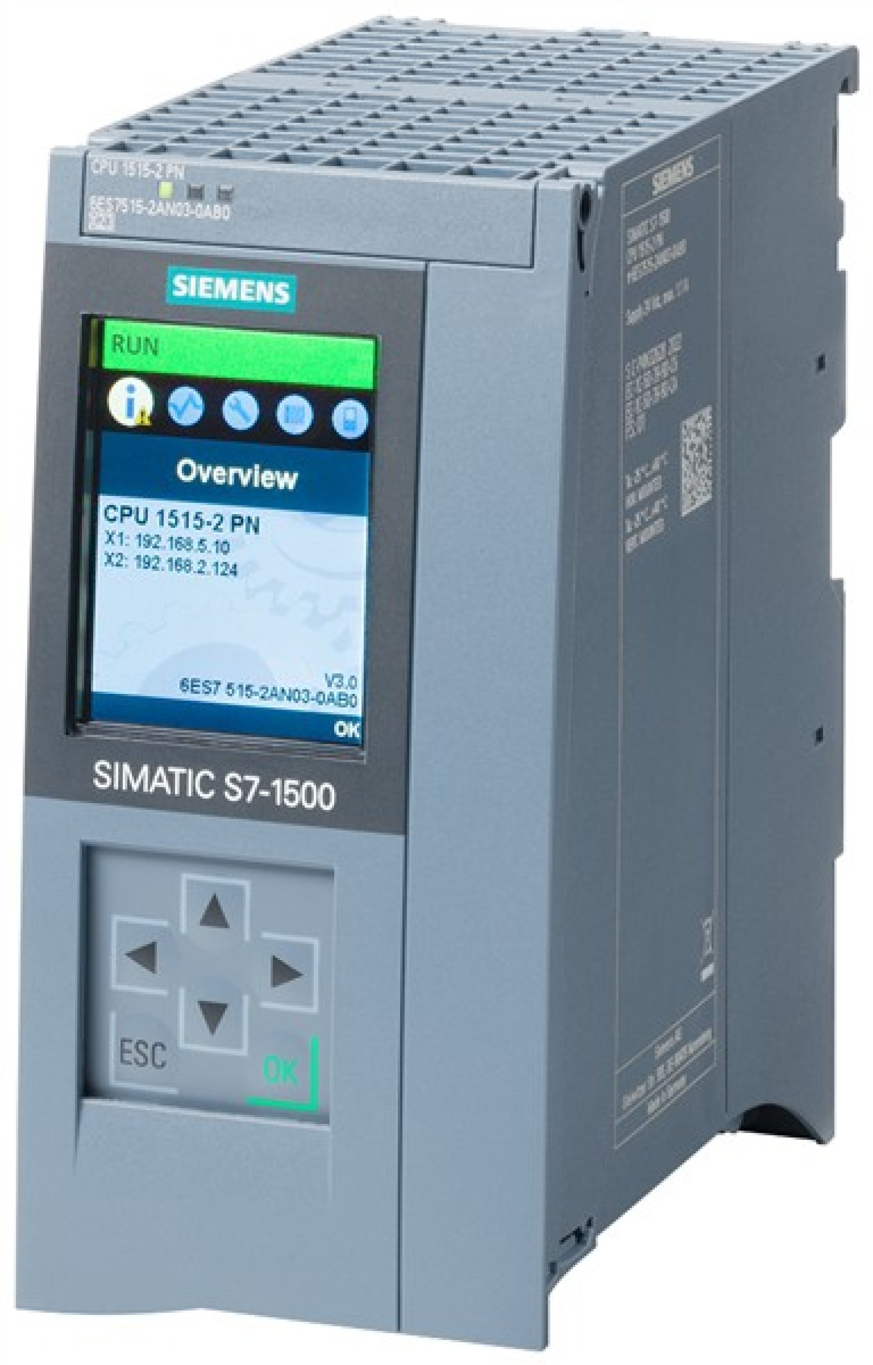 Siemens 6ES75152AN030AB0 SIMATIC S7-1500 CPU 1515-2 PN