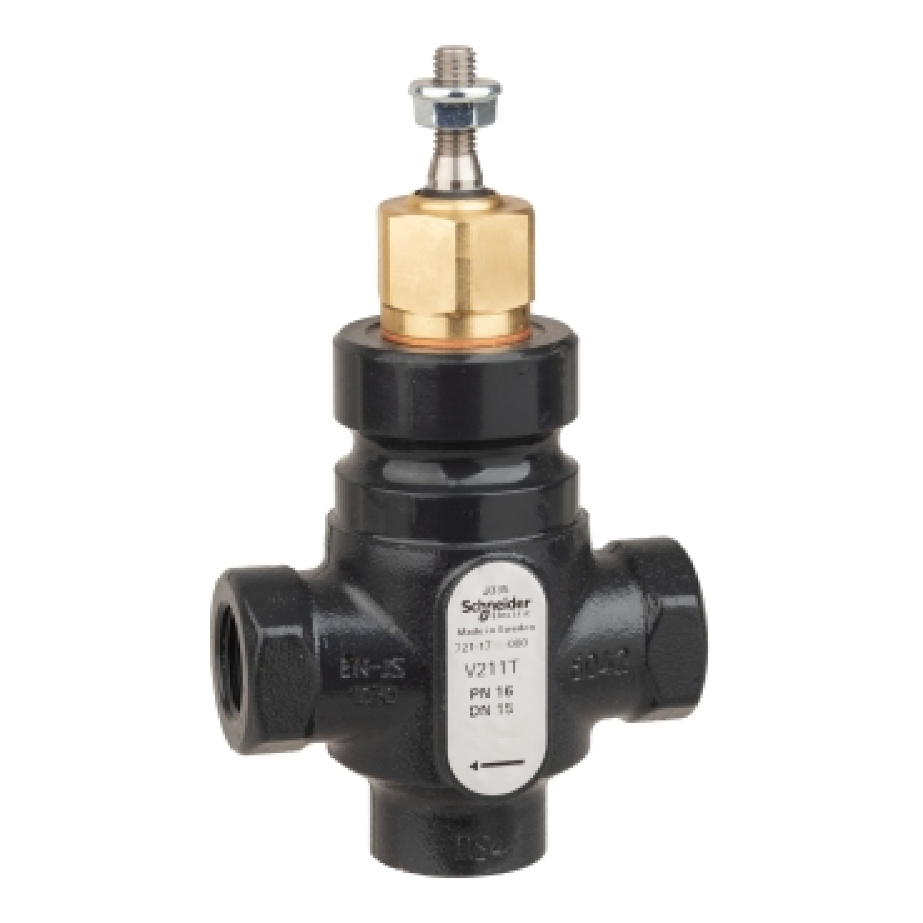 Schneider 7211724000 15mm 2 Port Threaded Nodular Iron Globe Valve PN16 with Kvs 4