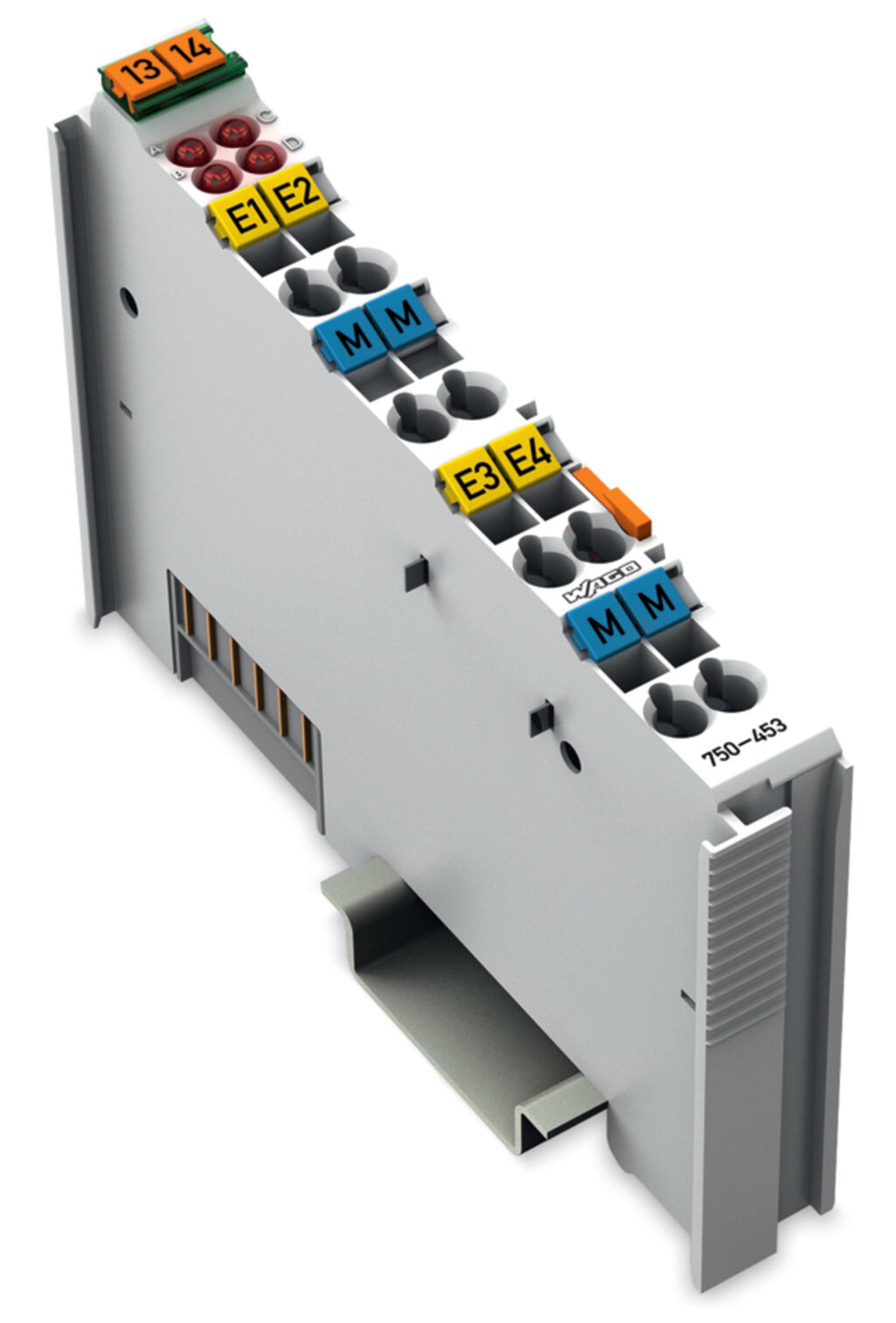 Wago Remote I/O 750-453 4 Channel Analog Input 0-20Ma Se