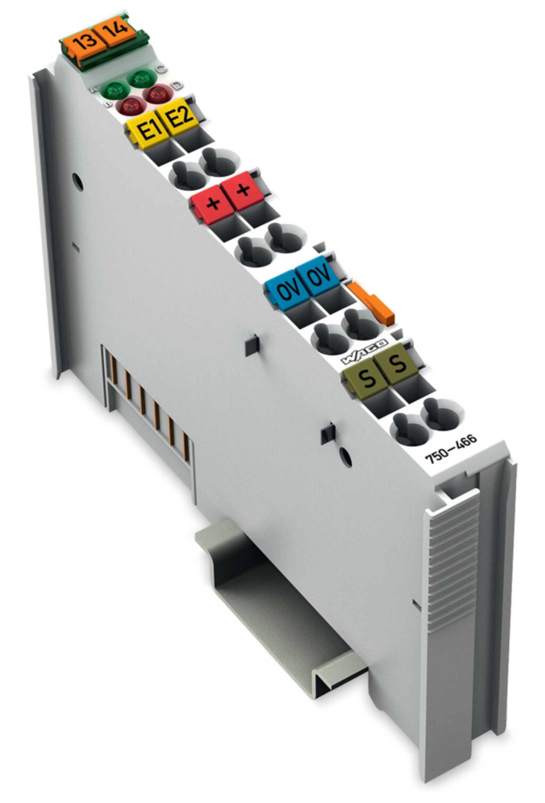 Wago Remote I/O 750-466 2 Channel Analog Input 2-4-Wire Se
