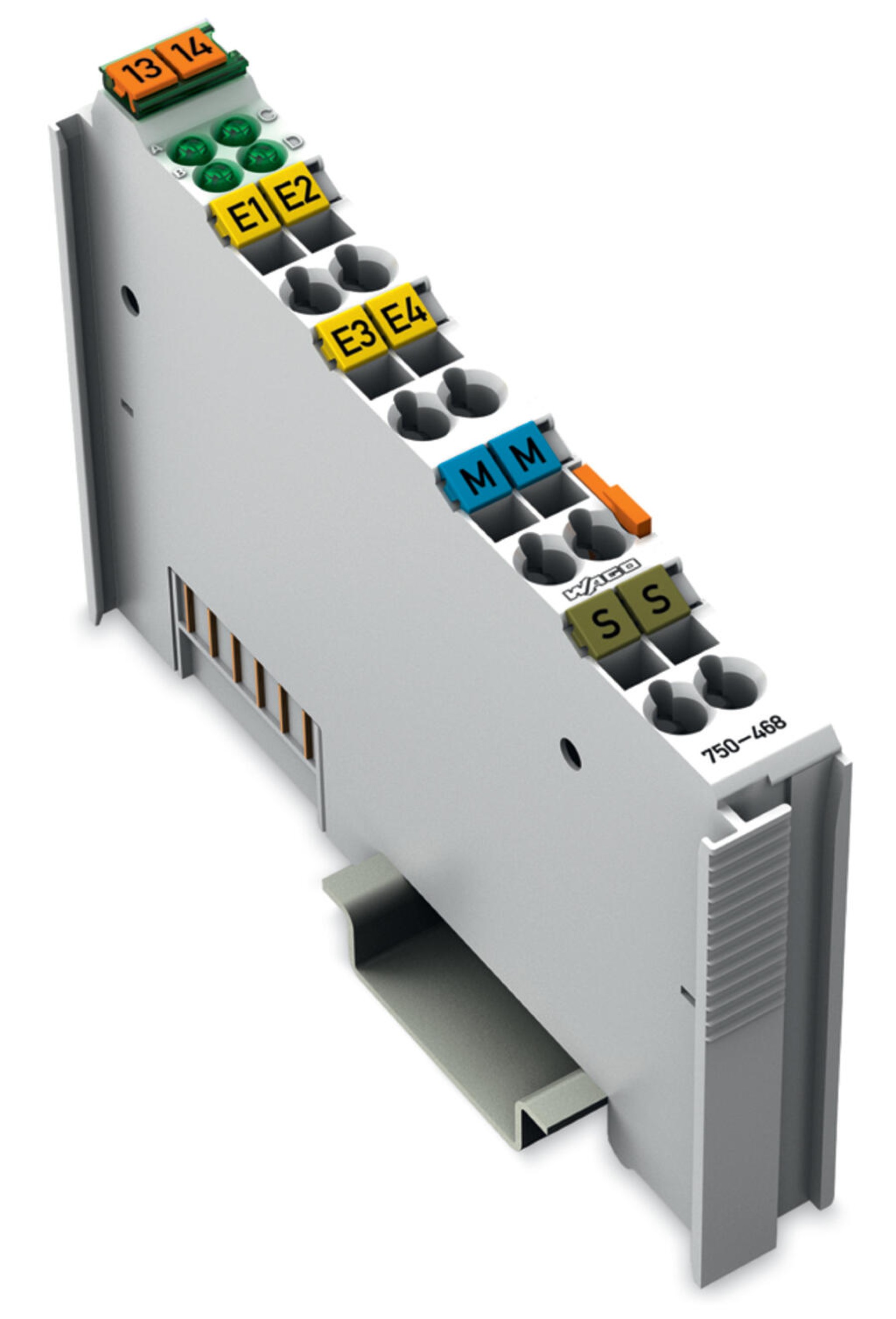 Wago Remote I/O 750-468 4 Channel Analog Input 0-10 Vdc Se