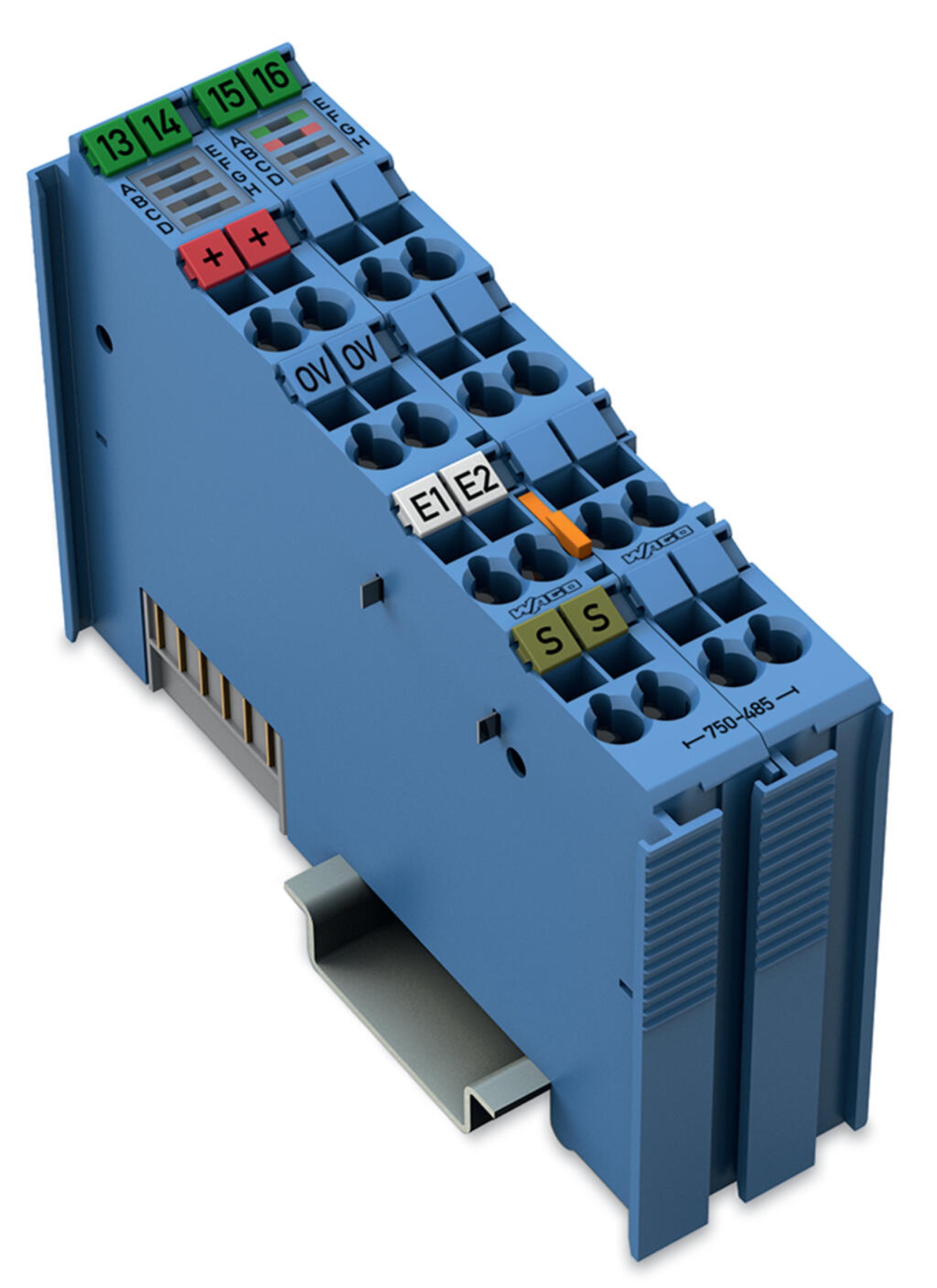 Wago Remote I/O 750-485 2-channel Channel Analog input module 4-20 mA Ex i with Digital Inputagnostics Cat. ib