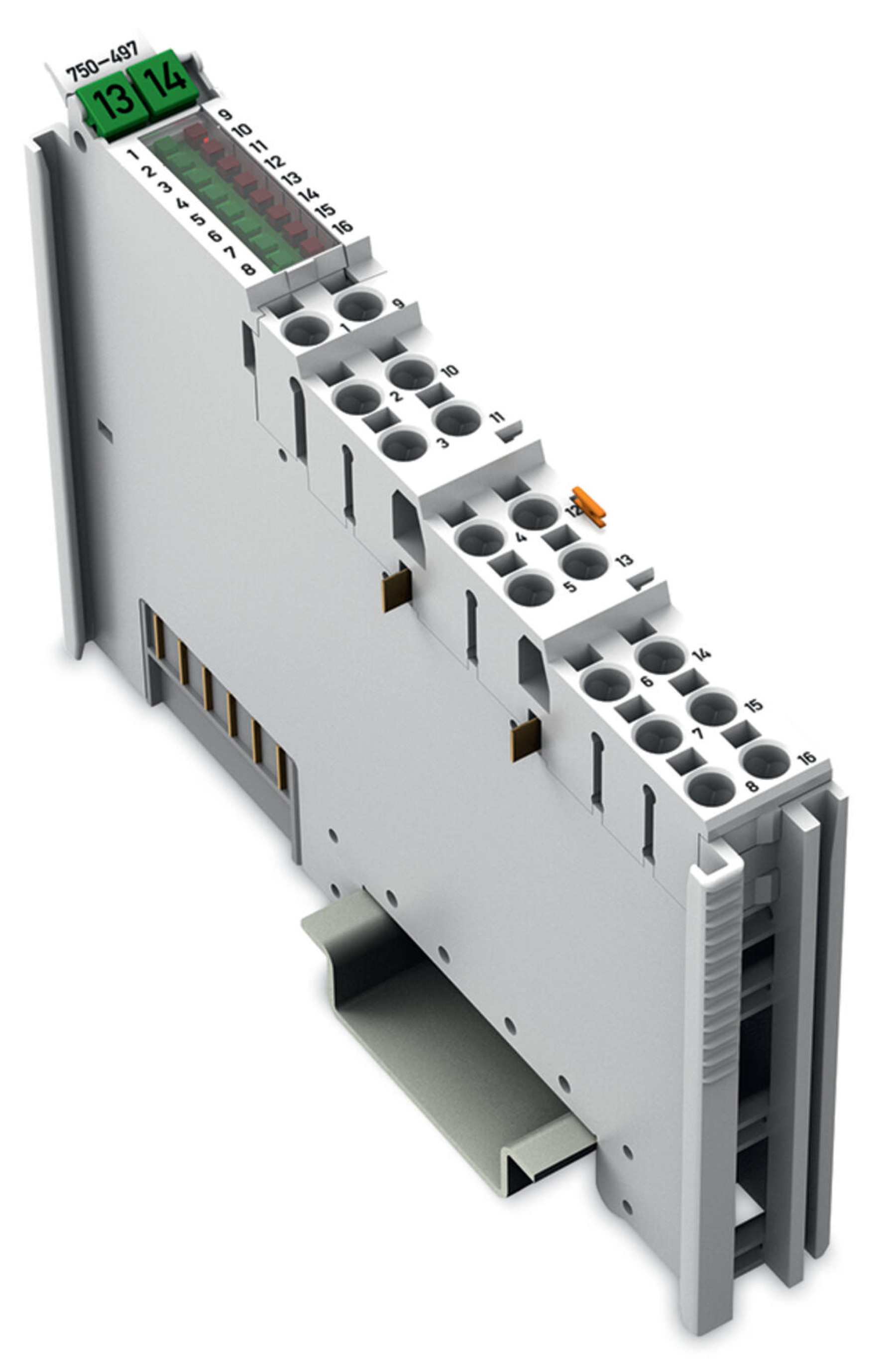 Wago Remote I/O 750-497 8 Channel Analog Input 0-10 V/?10 Vdc Se