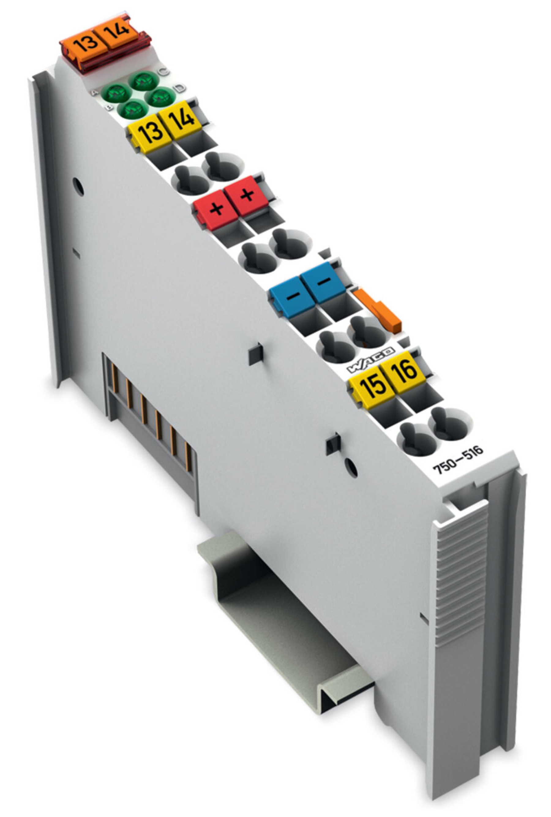 Wago Remote I/O 750-516 4 channel Digital Output 24 Vdc 0.5A Lss