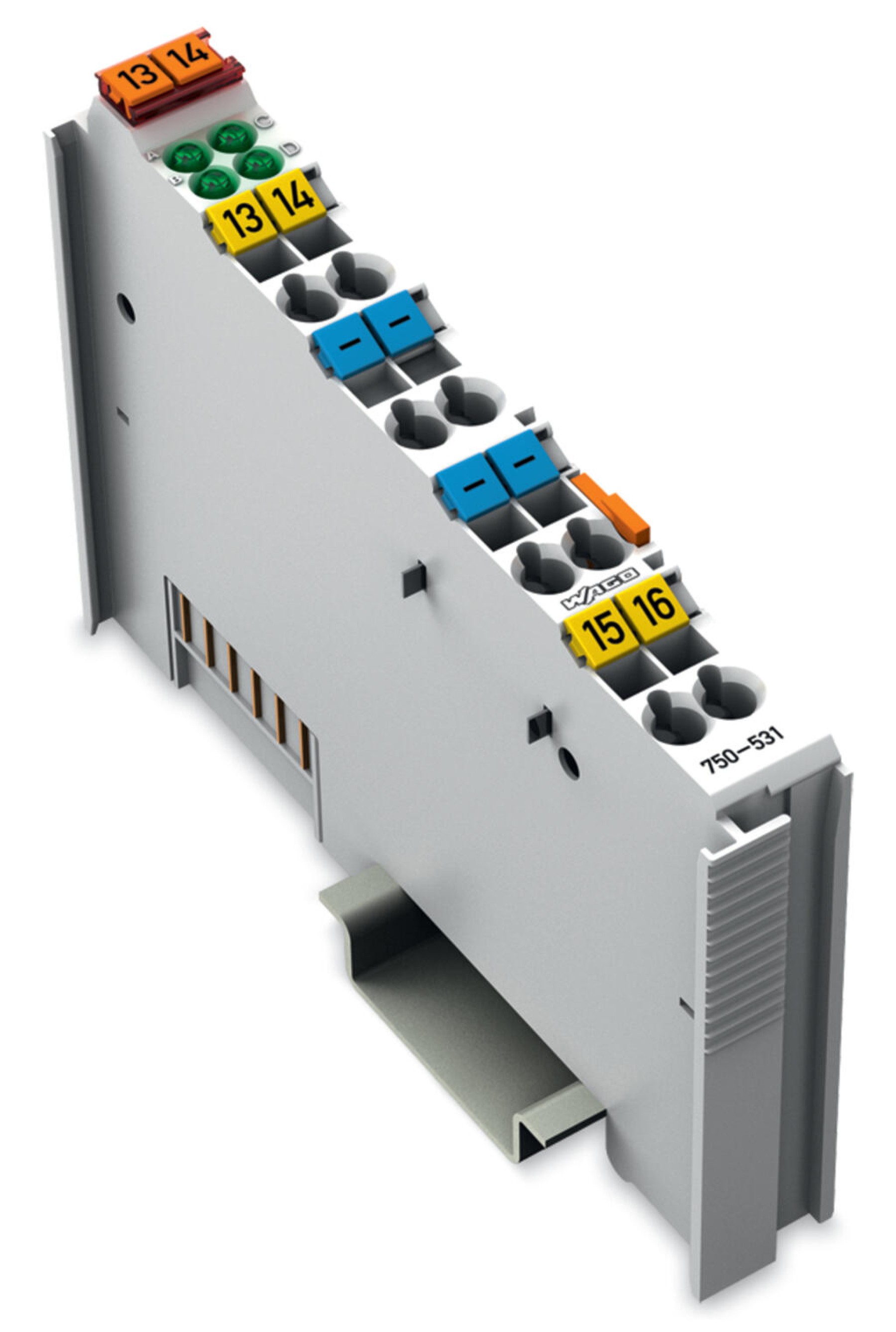 Wago Remote I/O 750-531 4-Channel Digital Inputgital Output Module 24 Vdc 0.5A High-Side Switching Short-Circuit Protected 2-Wire