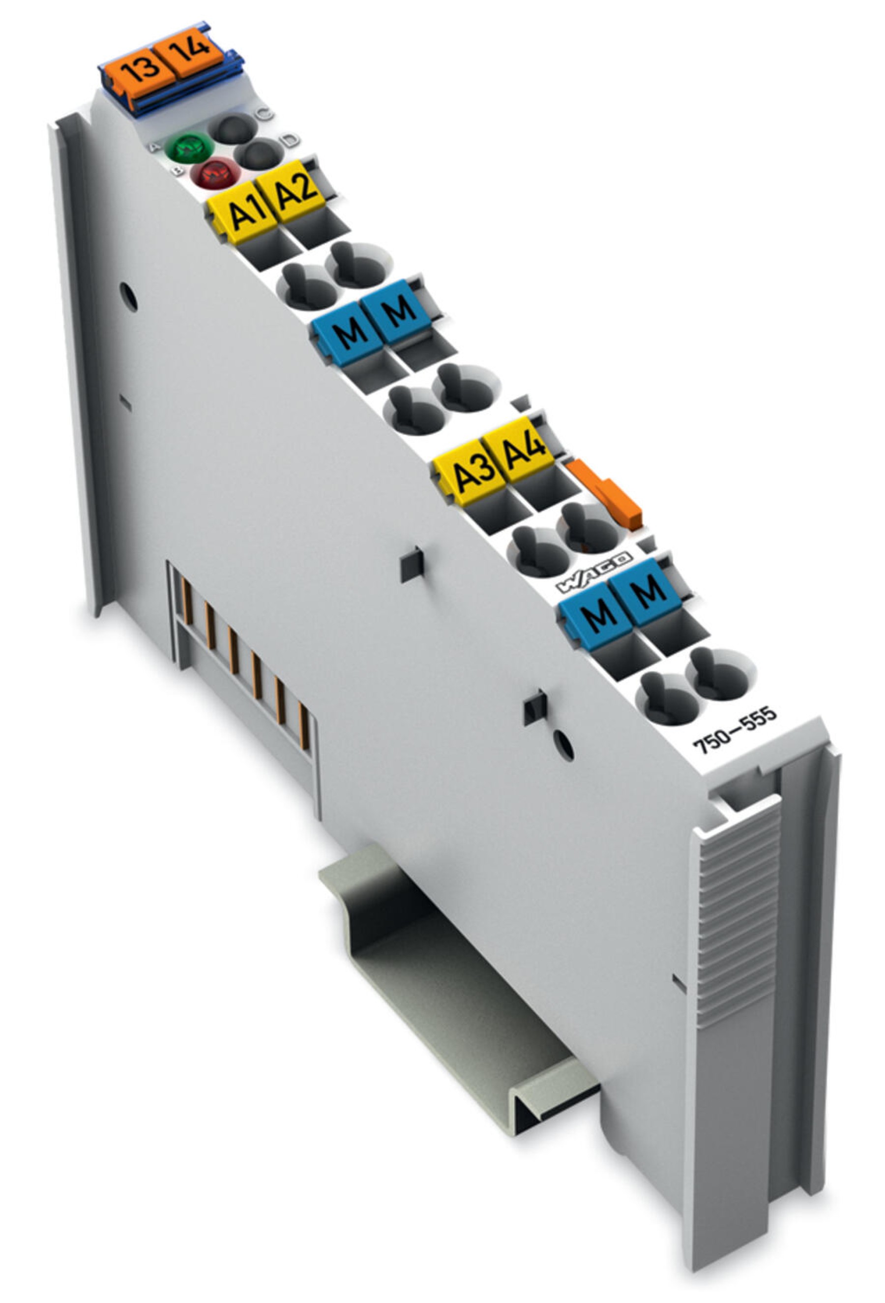Wago Remote I/O 750-555 4 Channel Analog Output 2-4-Wire