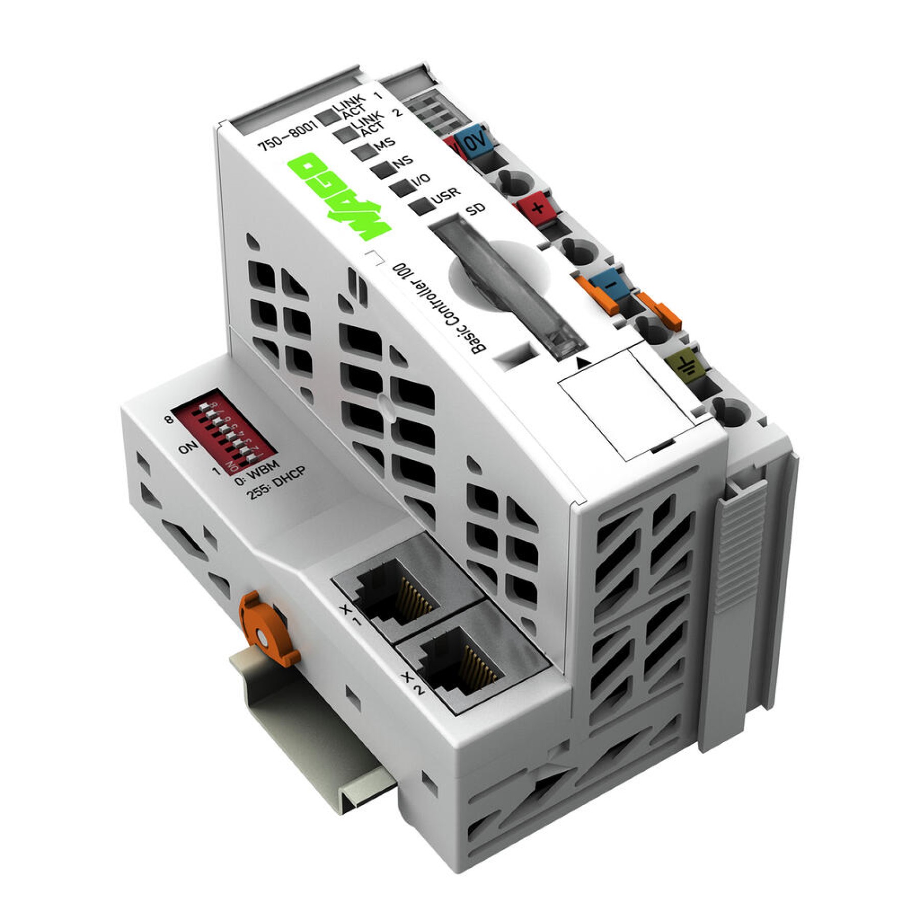 Wago Remote I/O 750-8001 Basic Controller 100