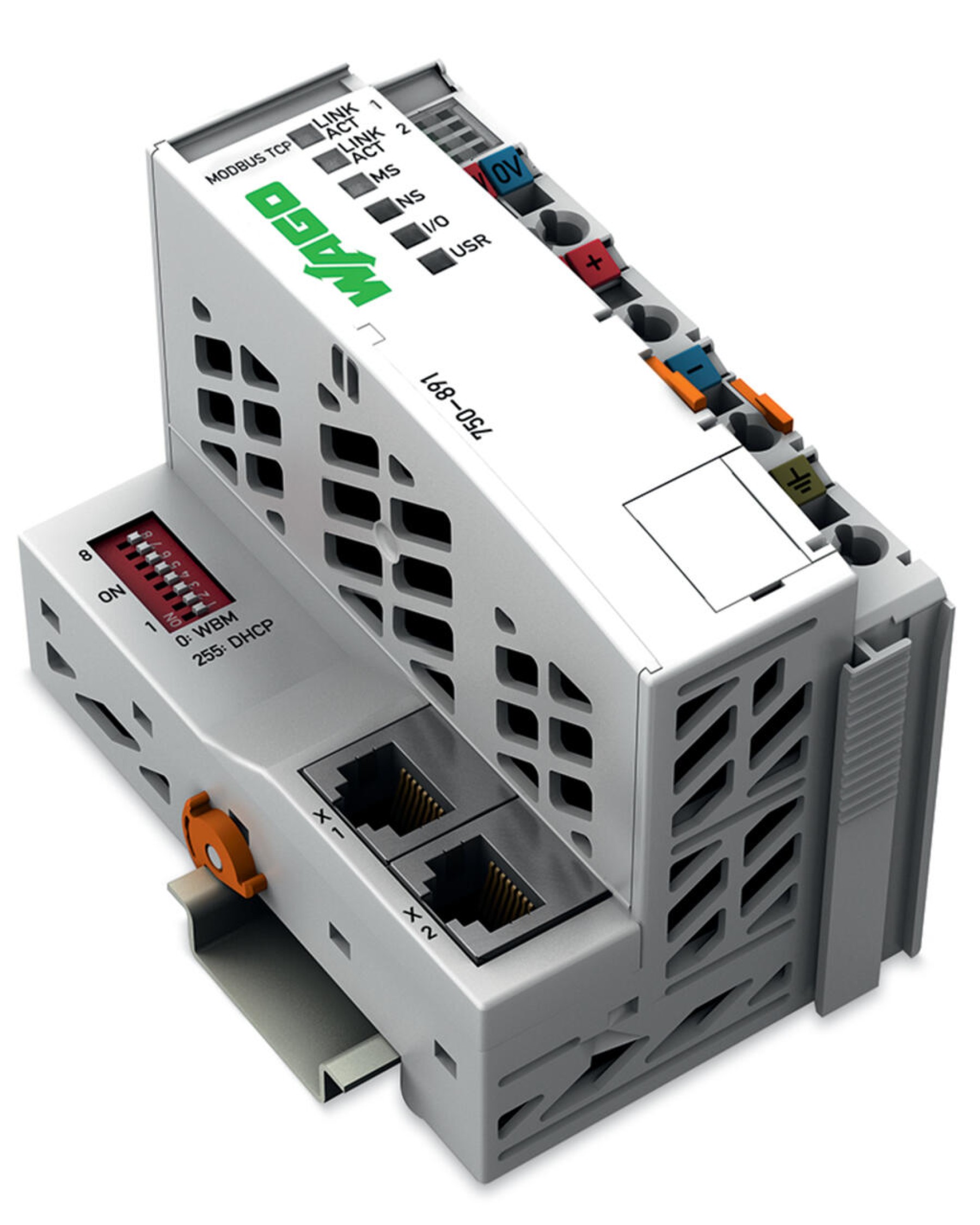 Wago Remote I/O 750-891 Controler MODBUS/TCP/IP G4