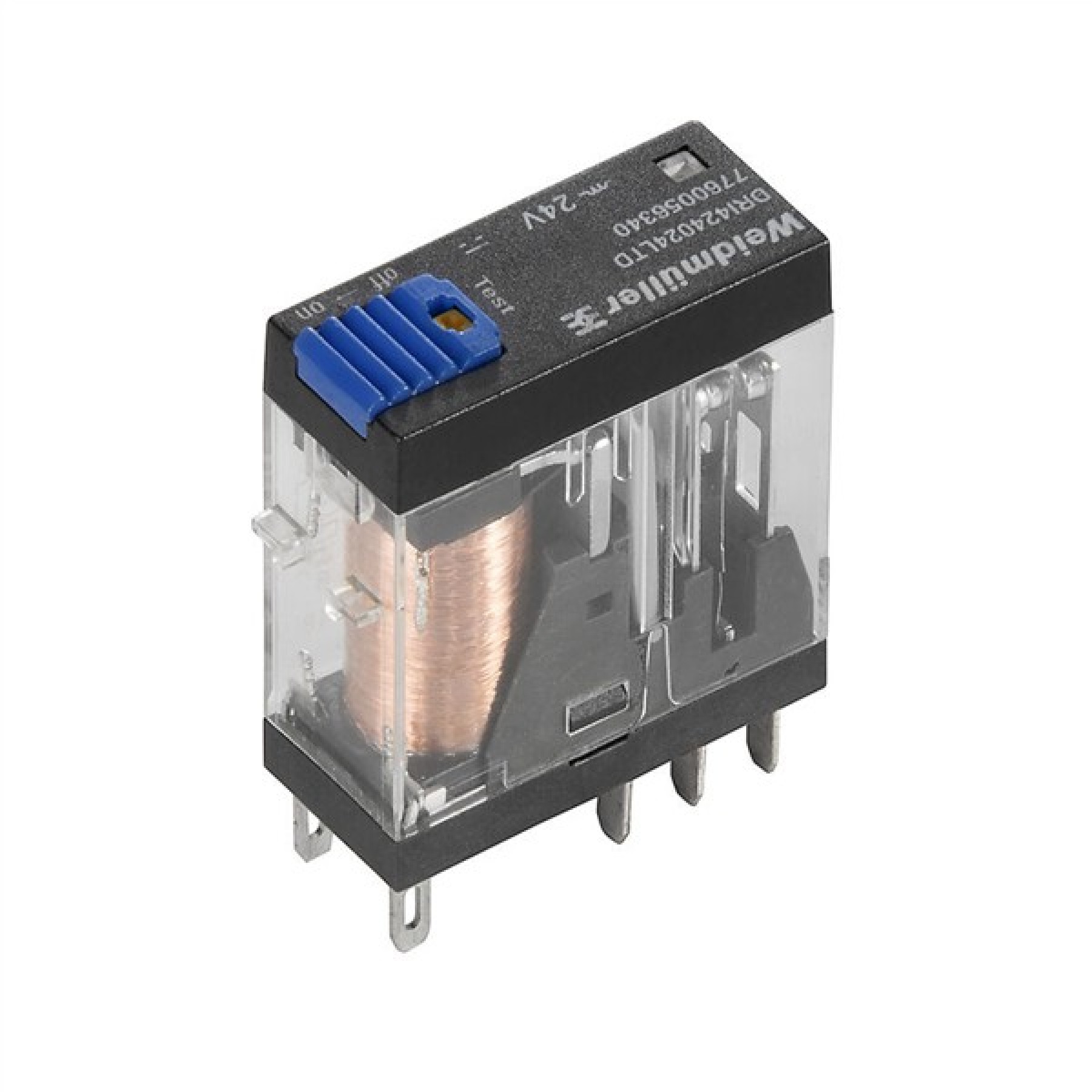 Weidmuller 7760056339 2 Pole Relay 8 Pin 12VDC DRI424012LT