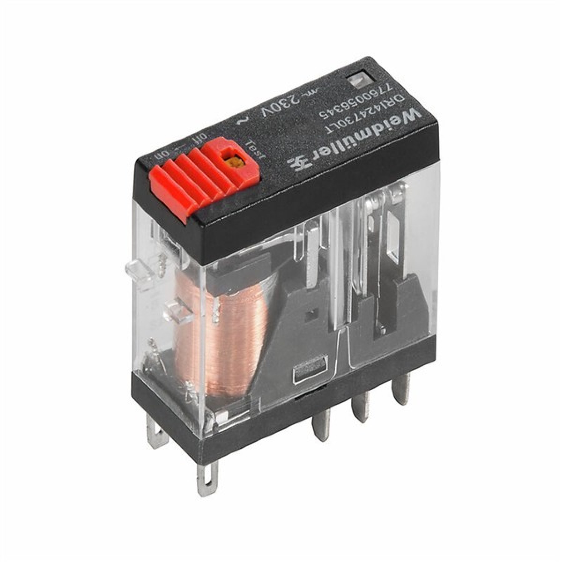 Weidmuller 7760056344 2 Pole Relay 8 Pin 110VAC DRI424615LT