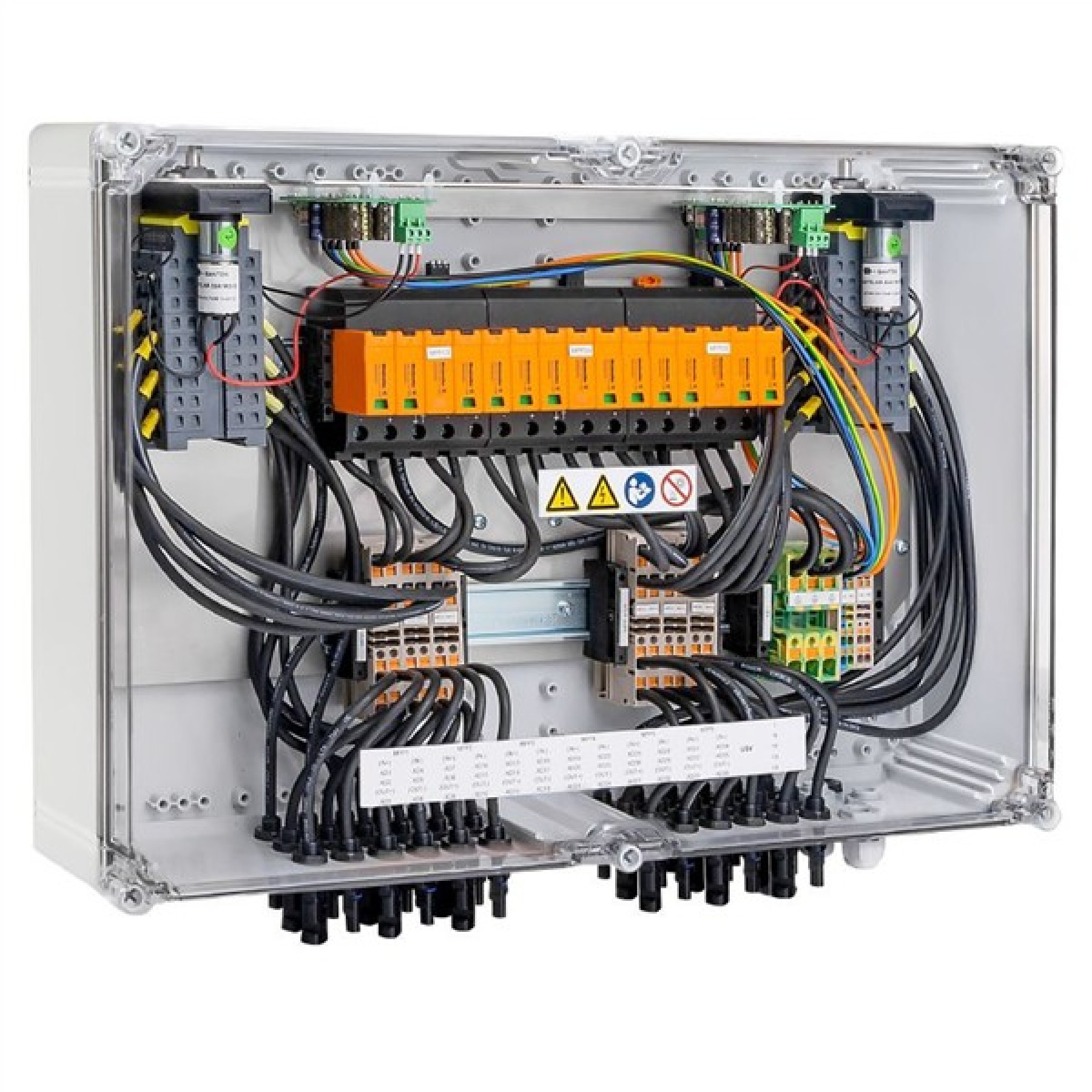 Weidmuller Photovoltaics Combiner Box Fireman's switch PV Next DC Combiner Box 2 In / 1 Out 6 MPP RD SPD Type 1+2 WM4 11