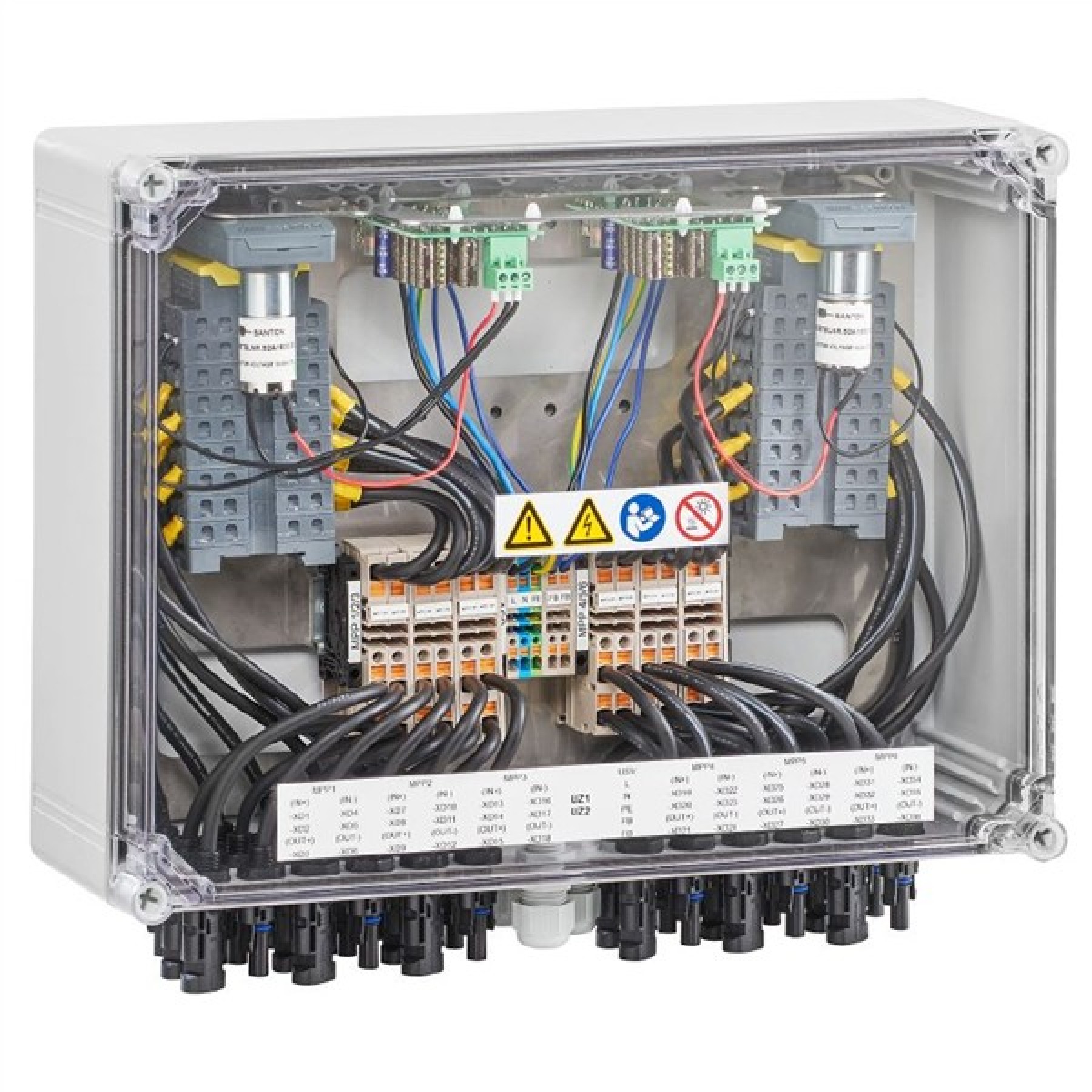 Weidmuller Photovoltaics Combiner Box Fireman's switch PV Next DC Combiner Box 2 In / 1 Out 6 MPP RD WM4 11