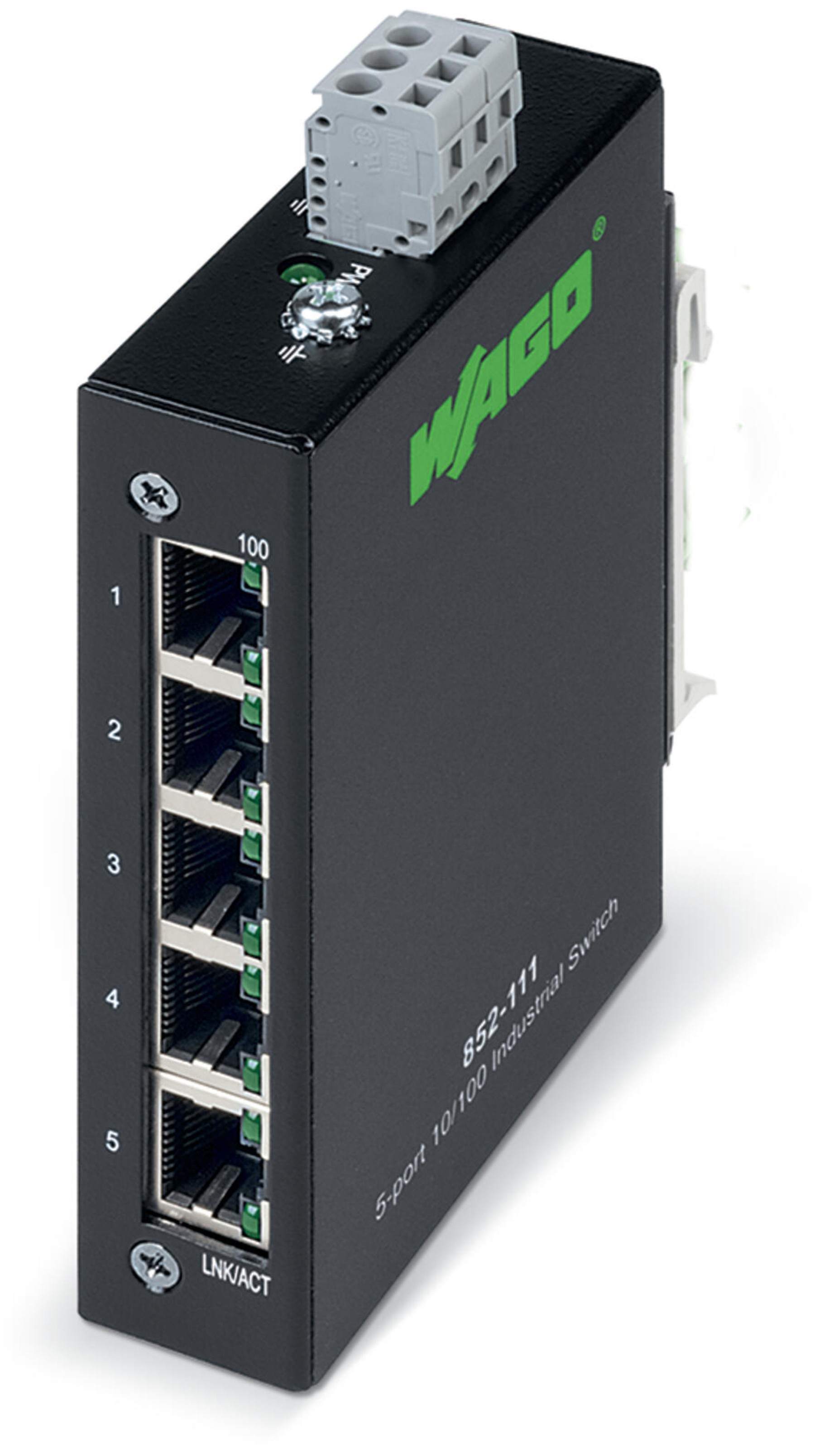 Wago 852-111 5 Port Eco Ethernet Switch Unmanaged
