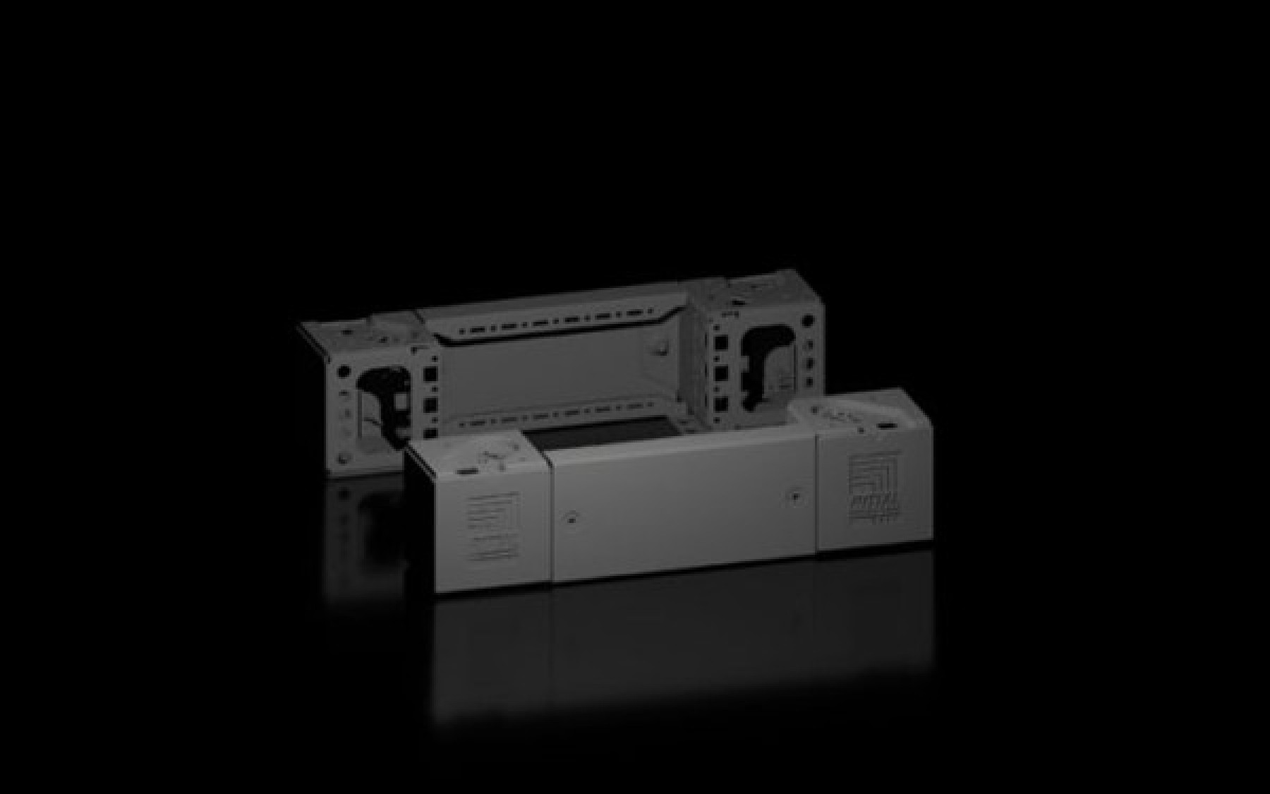 Rittal 8660001 Vx Baying Enclosure System Whd: 600x1400x500 Mm