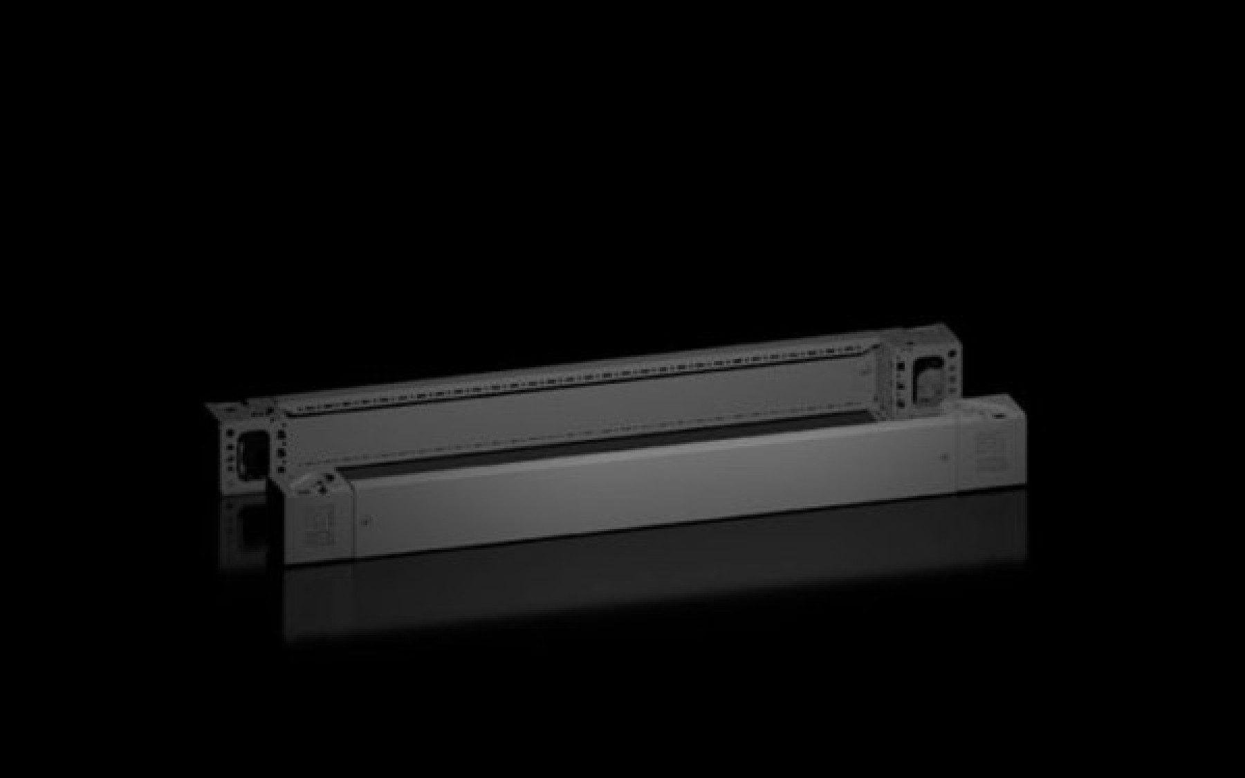 Rittal 8660005 Vx Base/Plinth Corner Piece W/Trim Panel Front And Rear H:100 Mm For W:800 Mm Sheet Steel Ral 9005