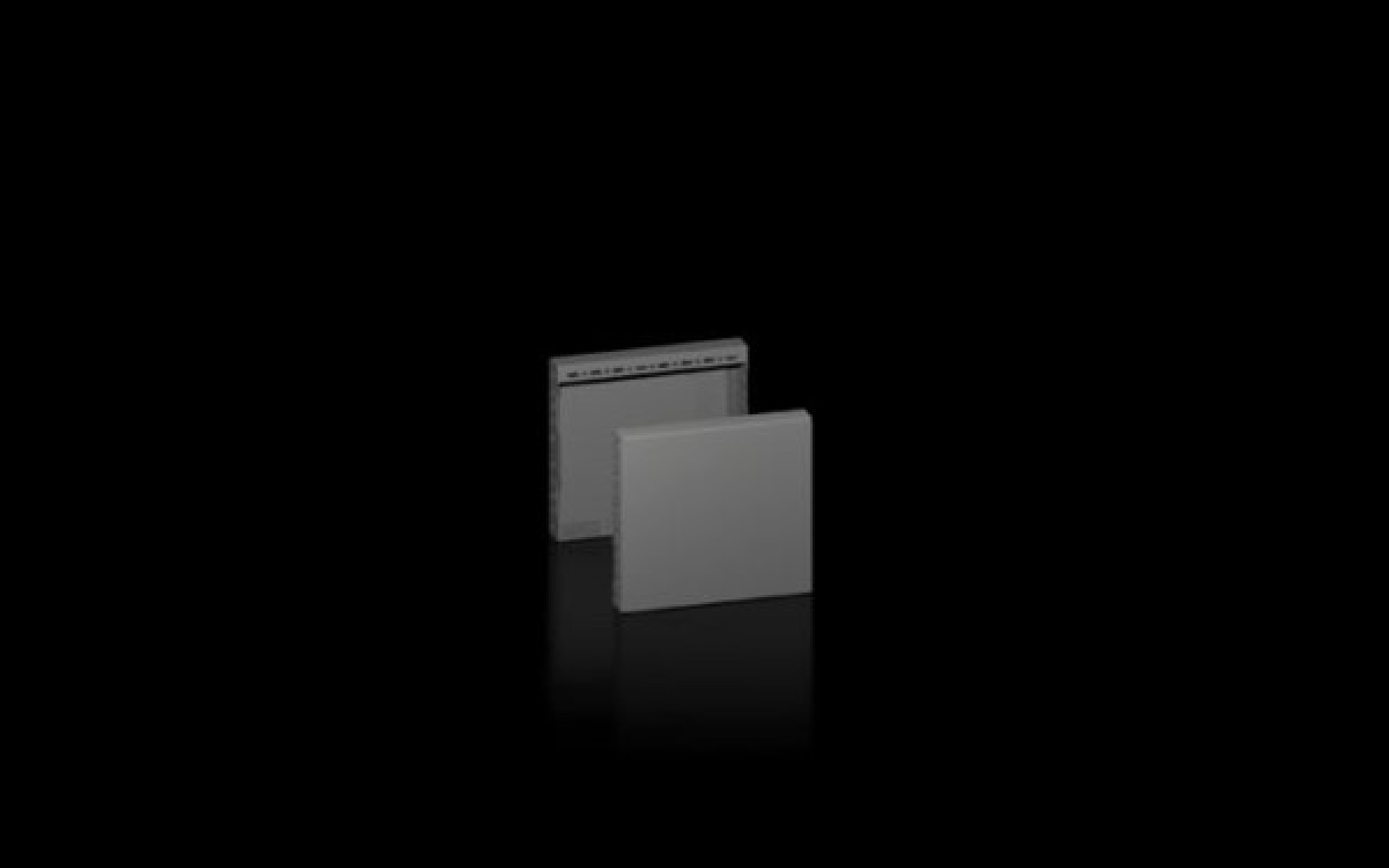 Rittal 8660041 Vx Base/Plinth Trim Panel Side H:200 Mm For D:300 Mm Sheet Steel Ral 9005