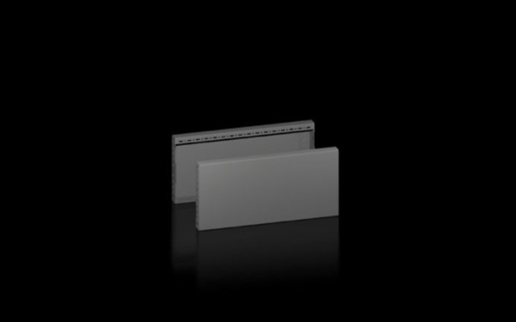 Rittal 8660043 Vx Base/Plinth Trim Panel Side H:200 Mm For D:500 Mm Sheet Steel Ral 9005