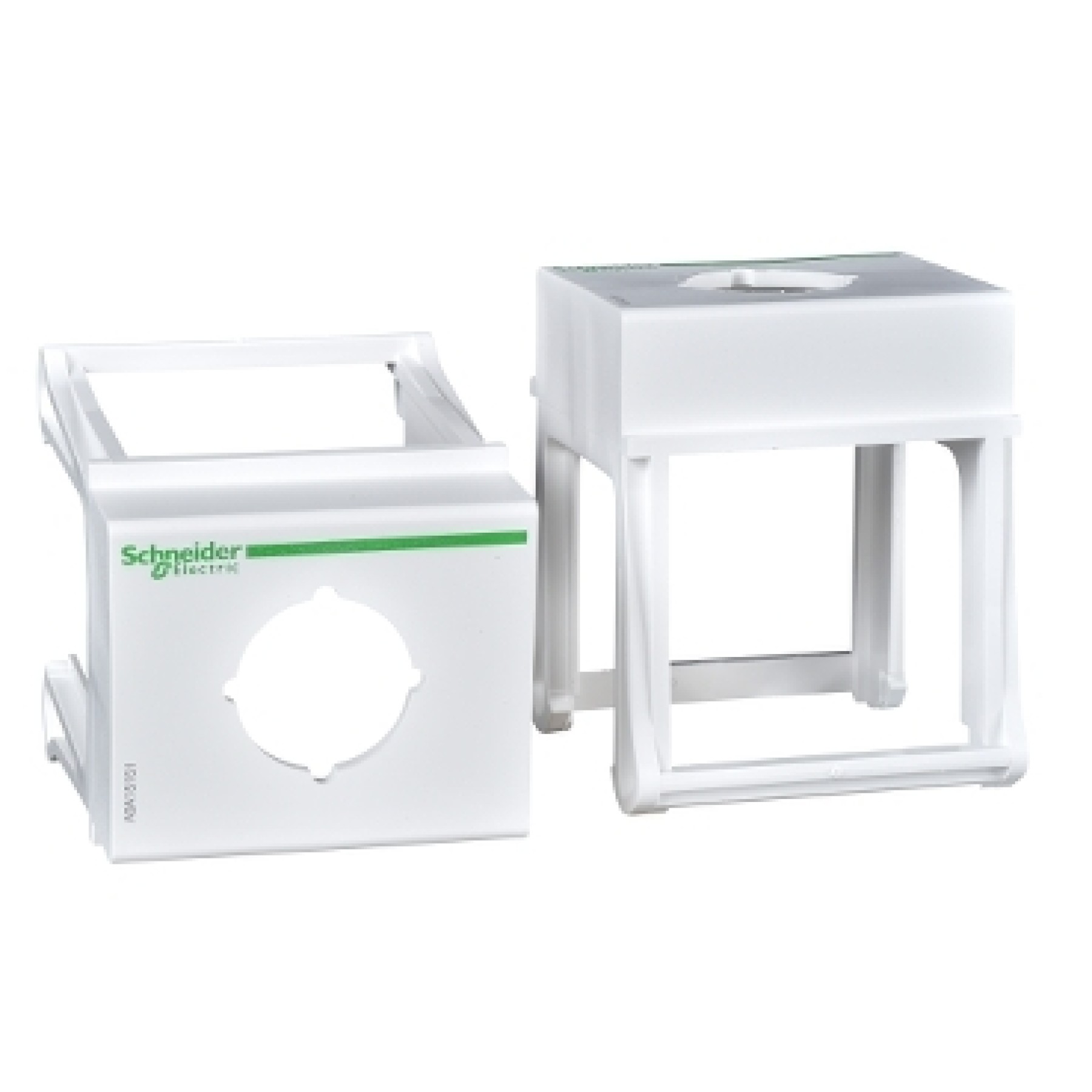 Schneider A9A15151 DIN rail mounting base - 2 22 mm units - for control and signalling unit