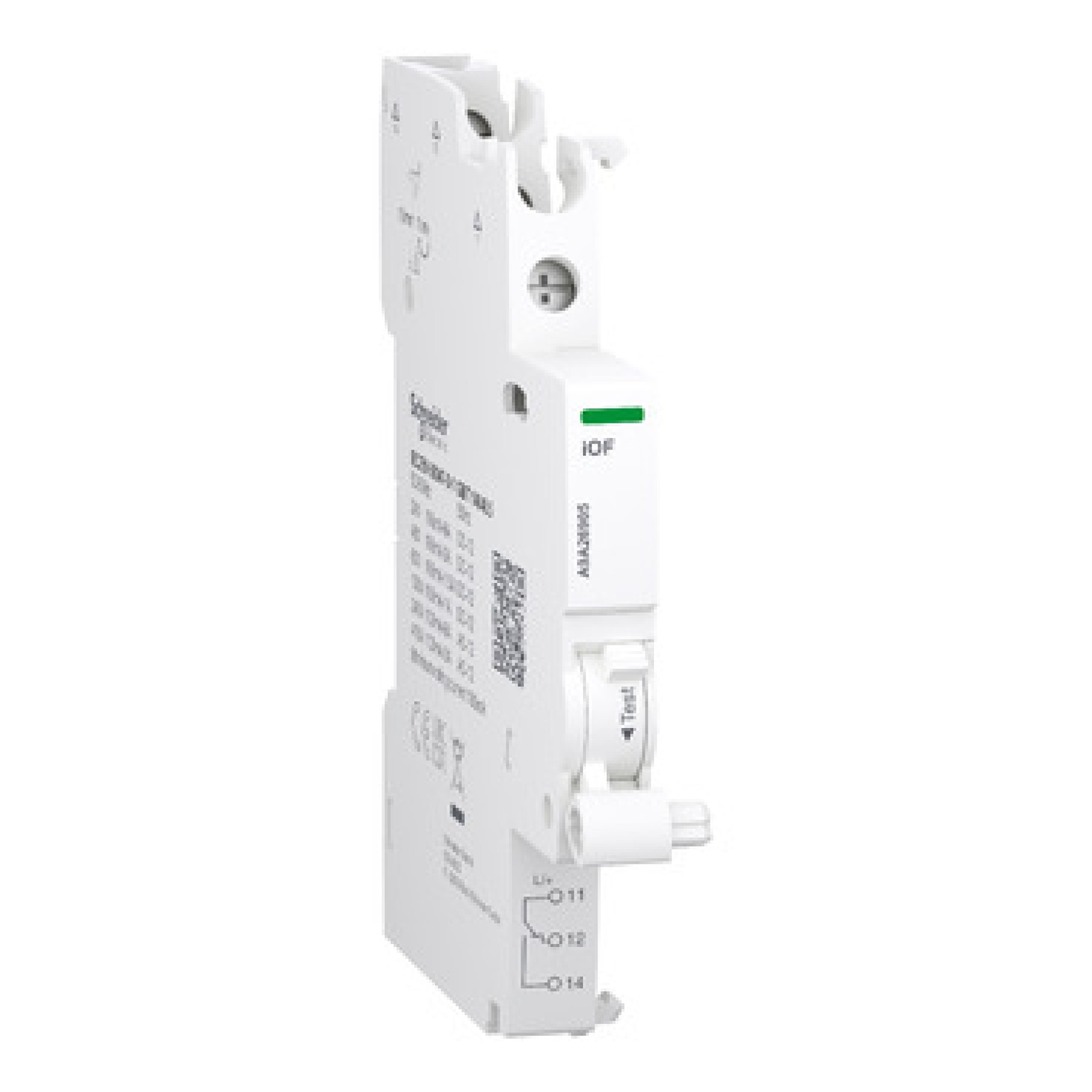 Schneider A9A26905 Auxiliary contact Acti9 A9A iOF 1 C/O 100mA to 6A 24VAC to 415VAC 24VDC to 130VDC top connection