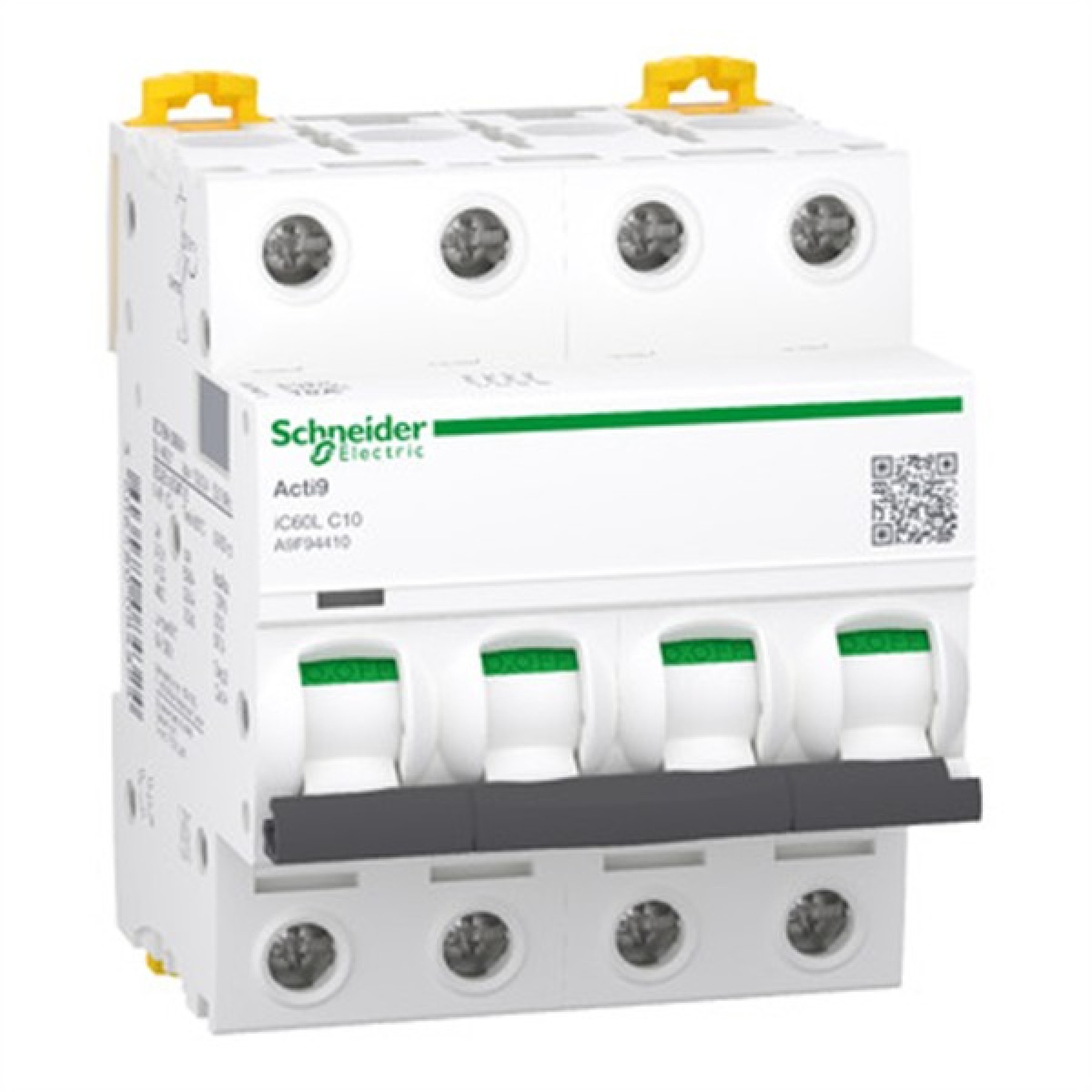 Schneider Acti9 Ic60l 4P 10a C MCB