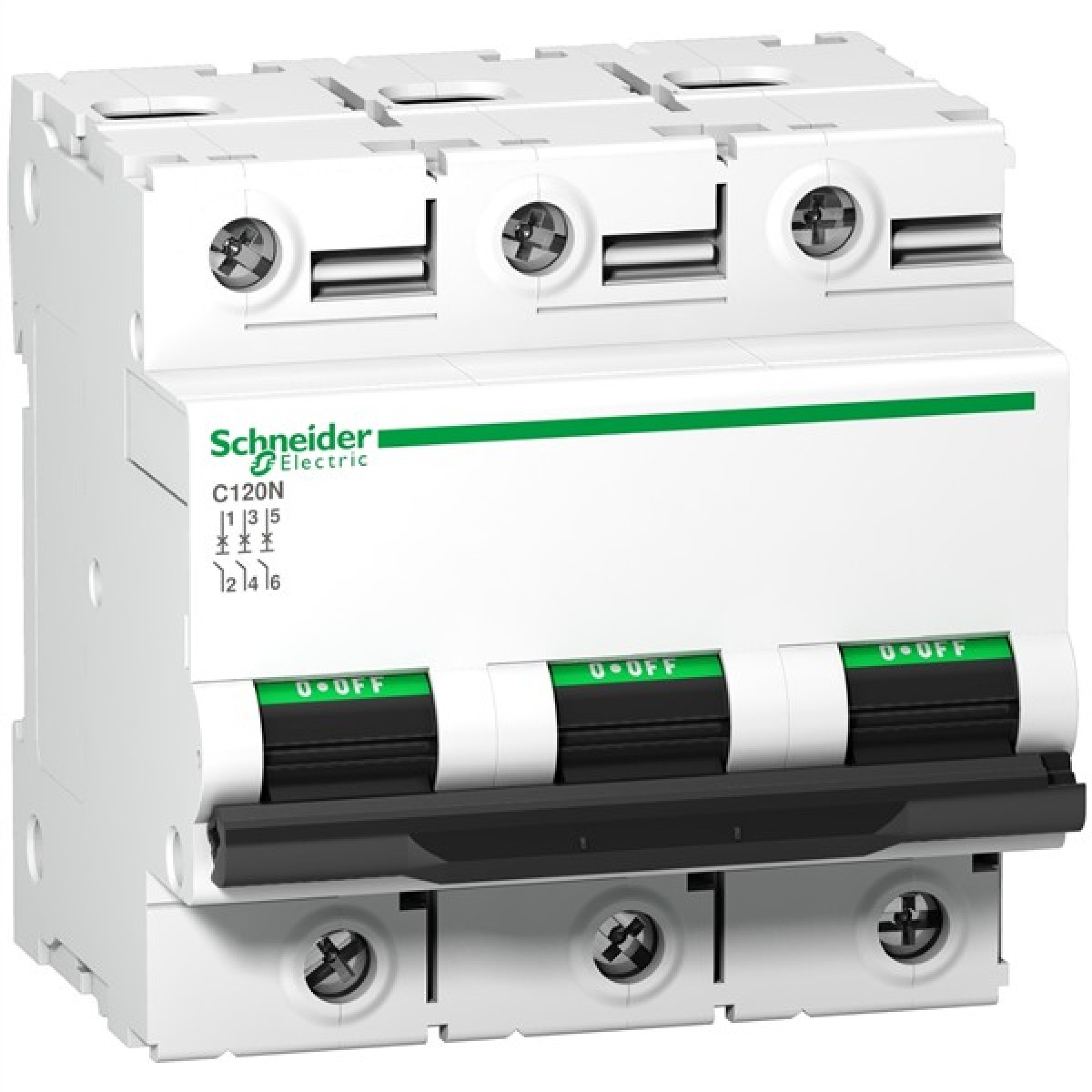 Schneider Ic120n 3P 125a D Curve MCB