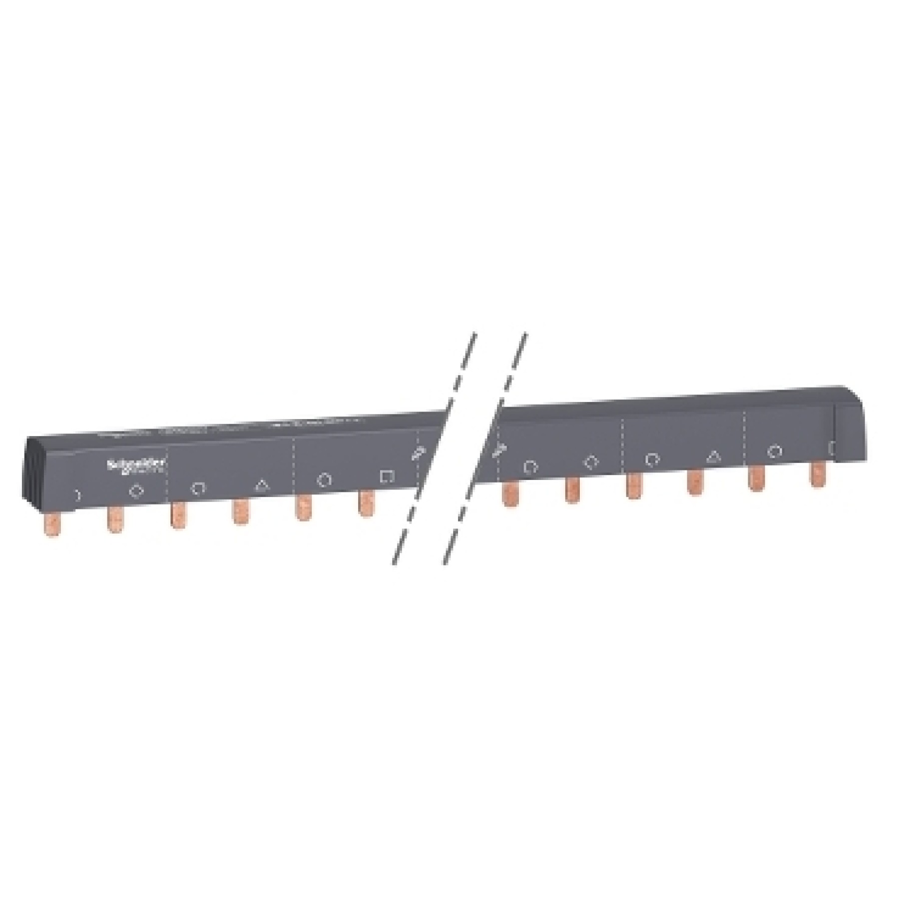Schneider A9XPH524 Acti9 - comb busbar - 3L+N balanced - 18 mm pitch - 24 modules - 100 A