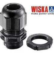 Wiska ACGM20 BLACK Skintop Gland 20mm IP68 Black
