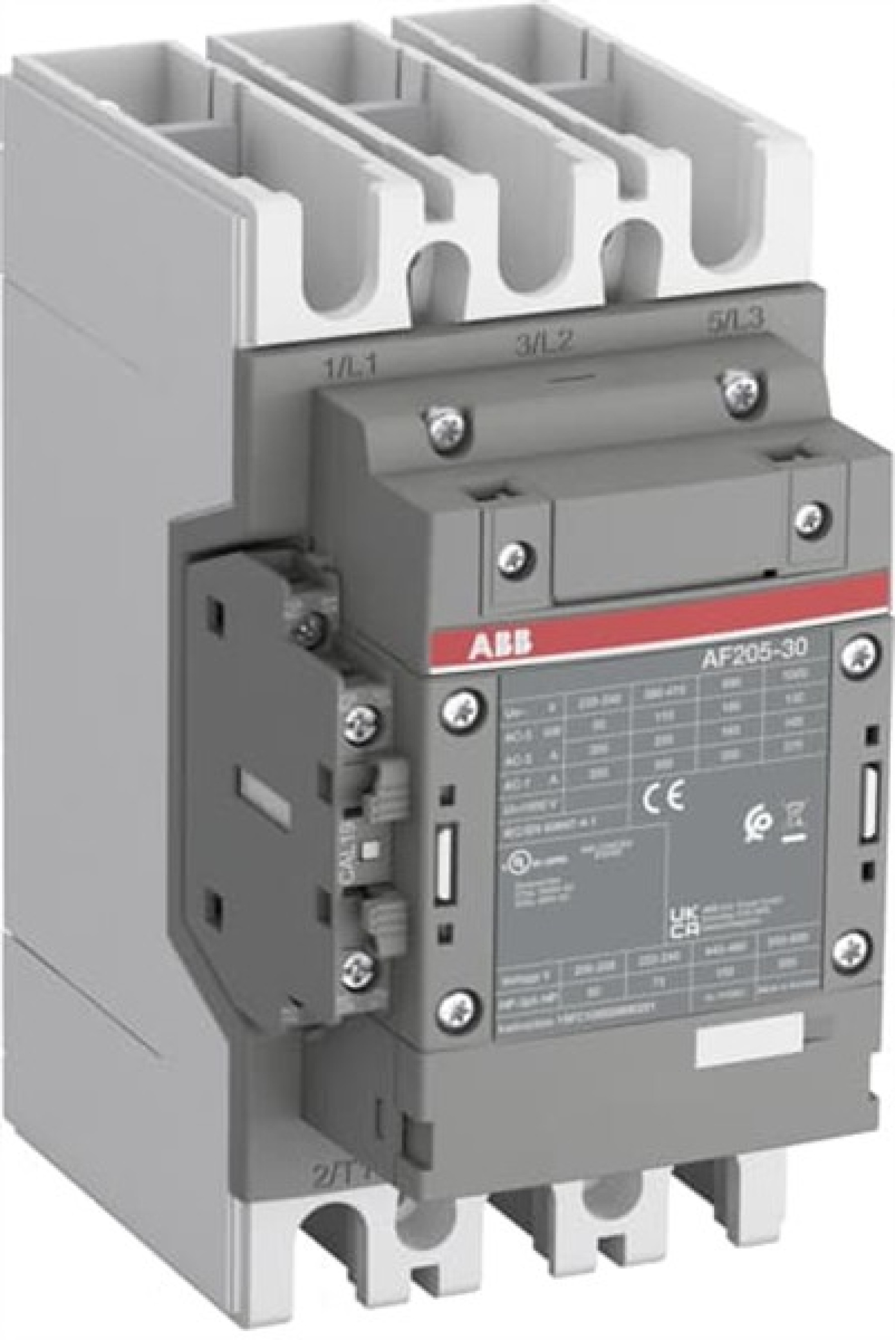 ABB AF205-30-11-13 Contactor 205A 205AMP 110VACKW 3 POLE 100-250VAC 50-60HZ-DC