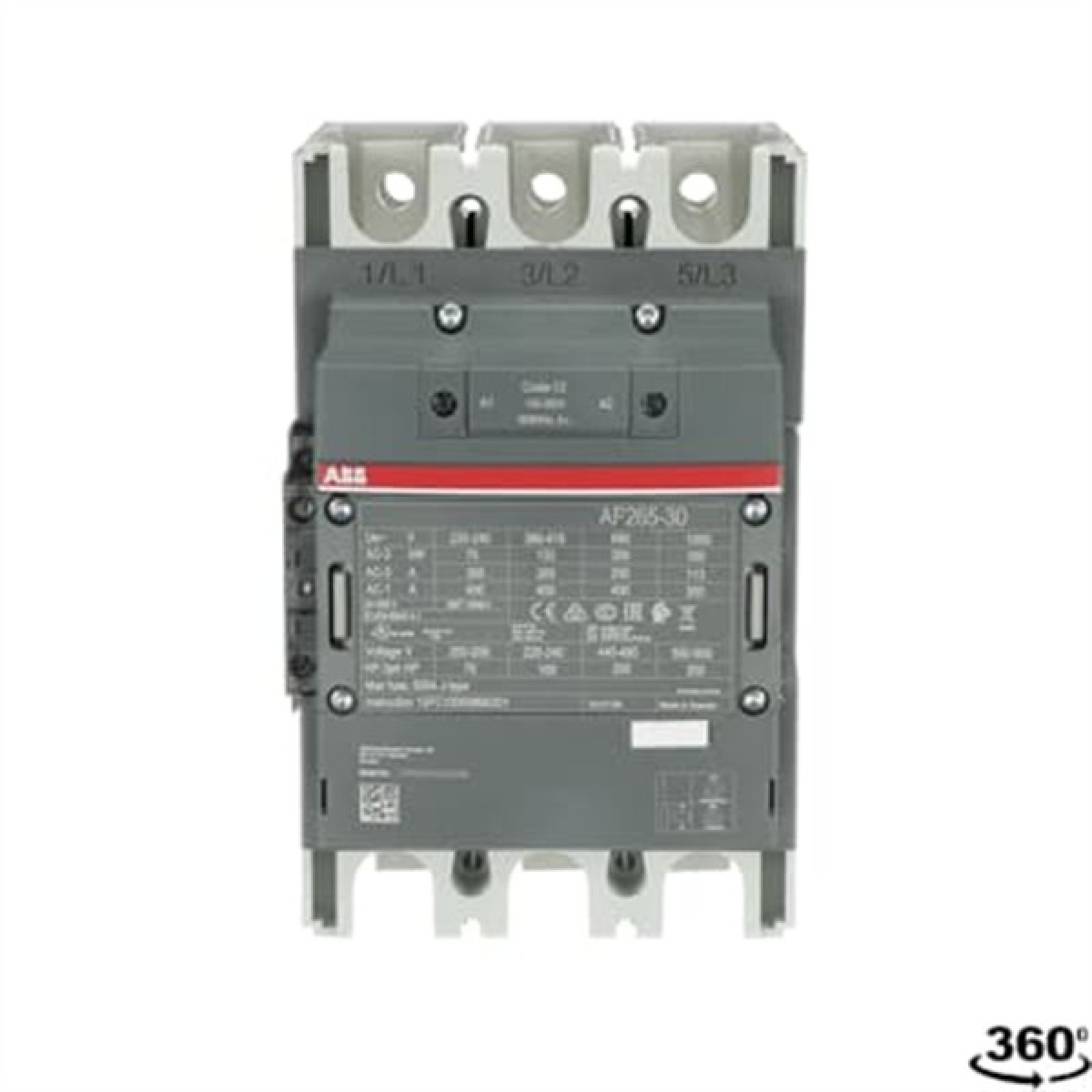 ABB AF265-30-11-13 Contactor 265A 265AMP 160KW 3 POLE 100-250VAC 50-60HZ-DC