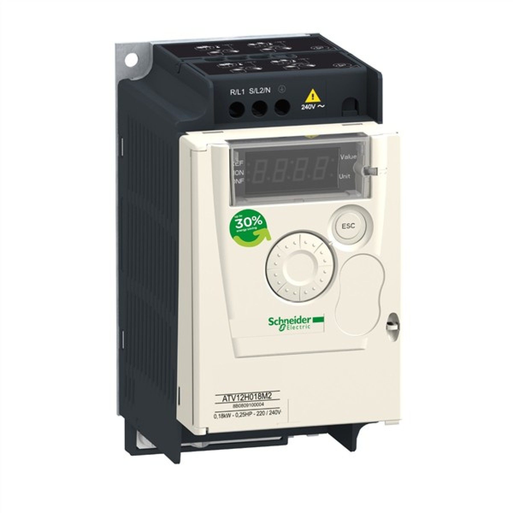 Schneider ATV12H037M3 Variable Speed Drive 0.37KW 240V 3PH IP20 HVAC INVERTER DRIVE